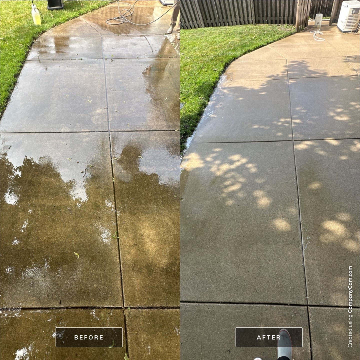 Project in Kenosha by Simmons Power & Soft Washing