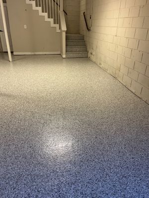 Garage Floor Coating using Coyote
