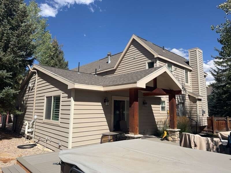 Park City | Vinyl to Hardie Conversion | Mountain Sage & Cobblestone by Ideal Siding Utah