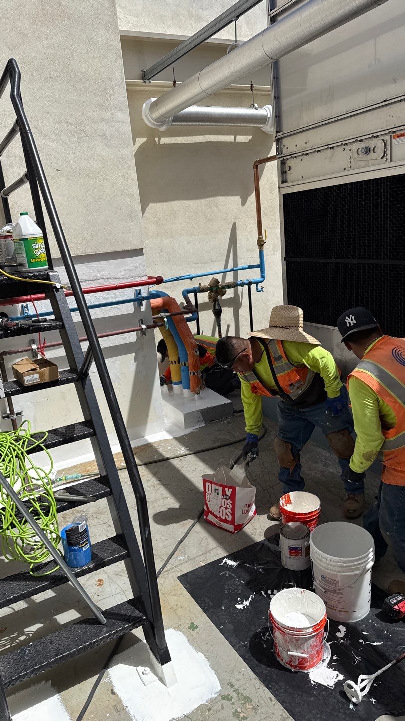 Coronado Tower Roof Rejuvenation and Waterproofing Using Ecodur Coating by Reliable Roofing San Diego Inc.