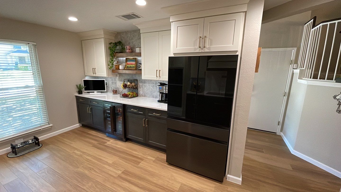Helotes Kitchen Remodel | Custom Two-Tone Kitchen with Opened Wall and Expanded Storage by Legacy Bath and Kitchen 