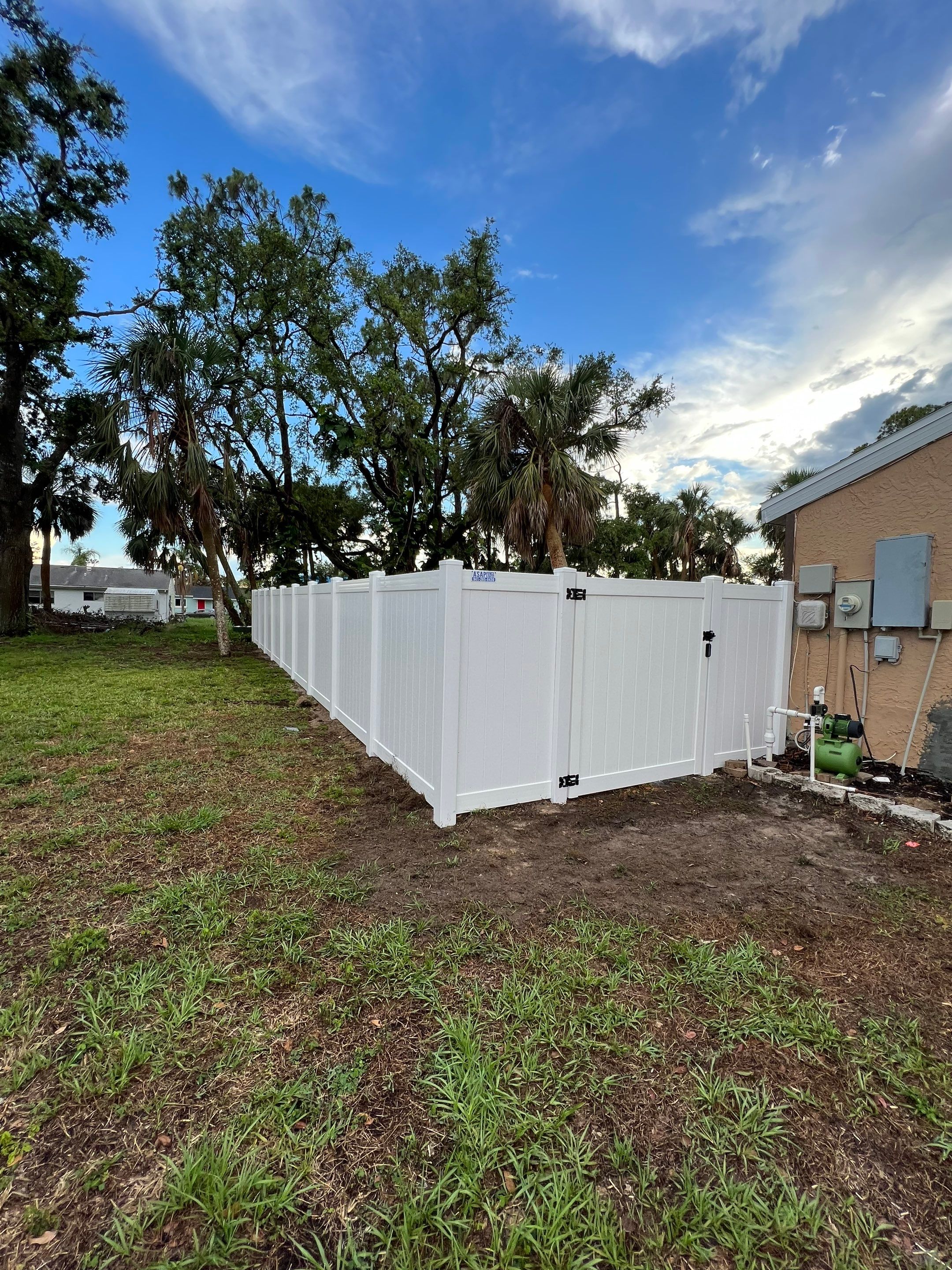 Vinyl Fence Installation using Vinyl Privacy Fence  by Asap fence and gates, LLC
