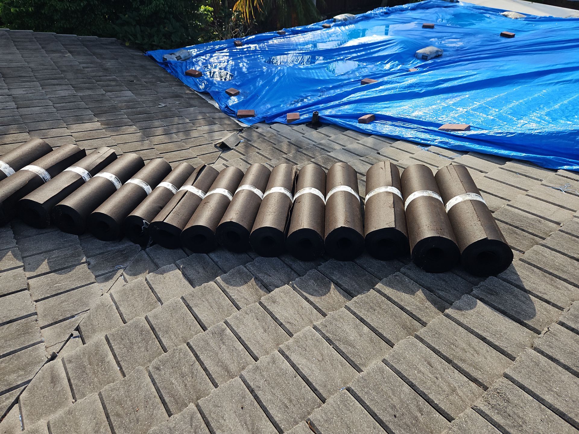 Residential Roofing Installation using 1" Nail strip metal roof by BLUES BROTHERS ROOFING