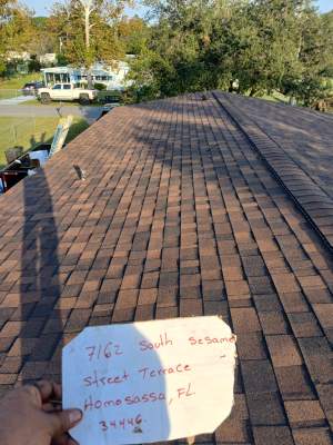 Residential Roofing Installation using Owen's Corning Shingles