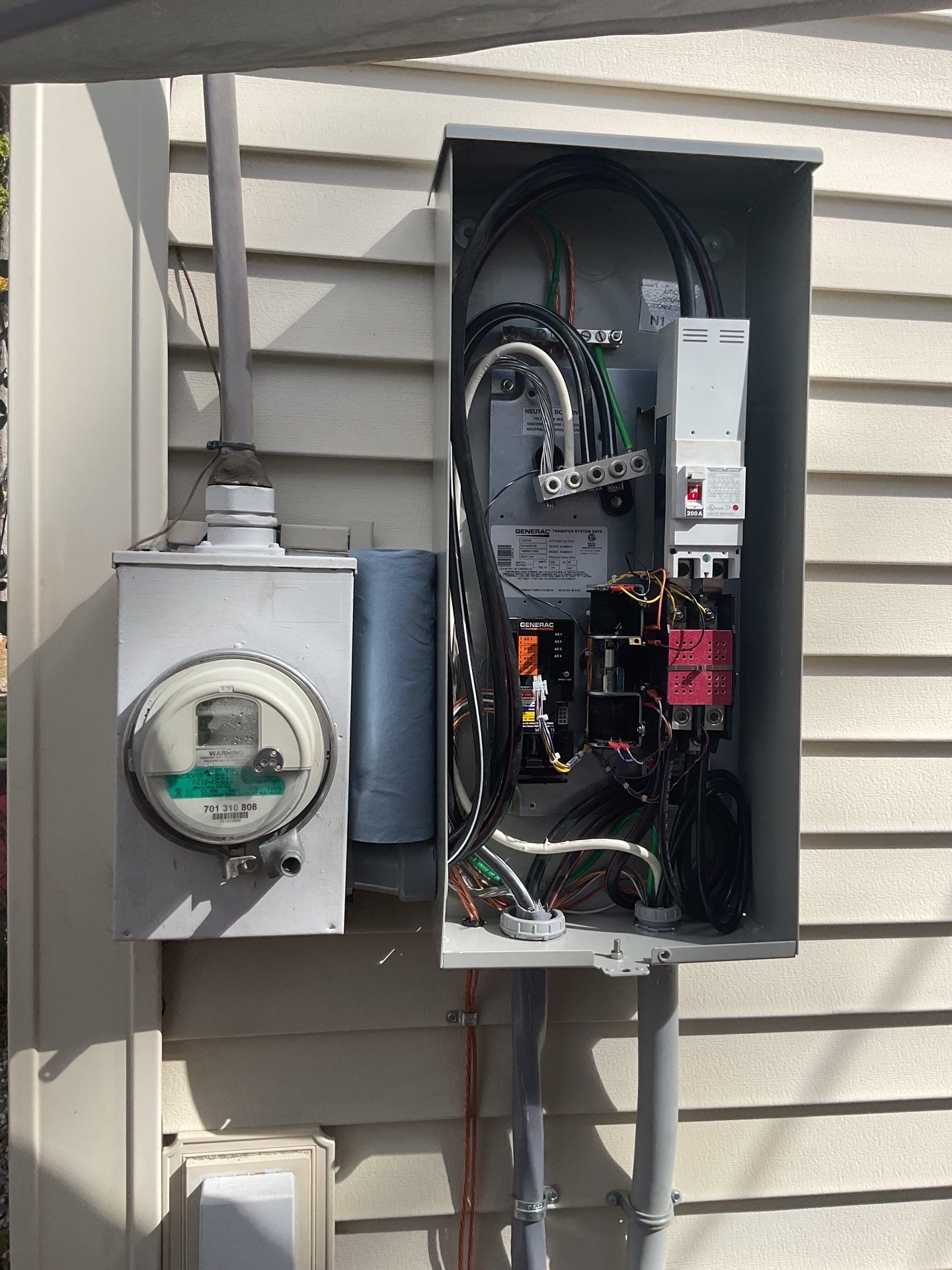 26kW Generac Generator Installed with 200A ATS by ZAM Electric