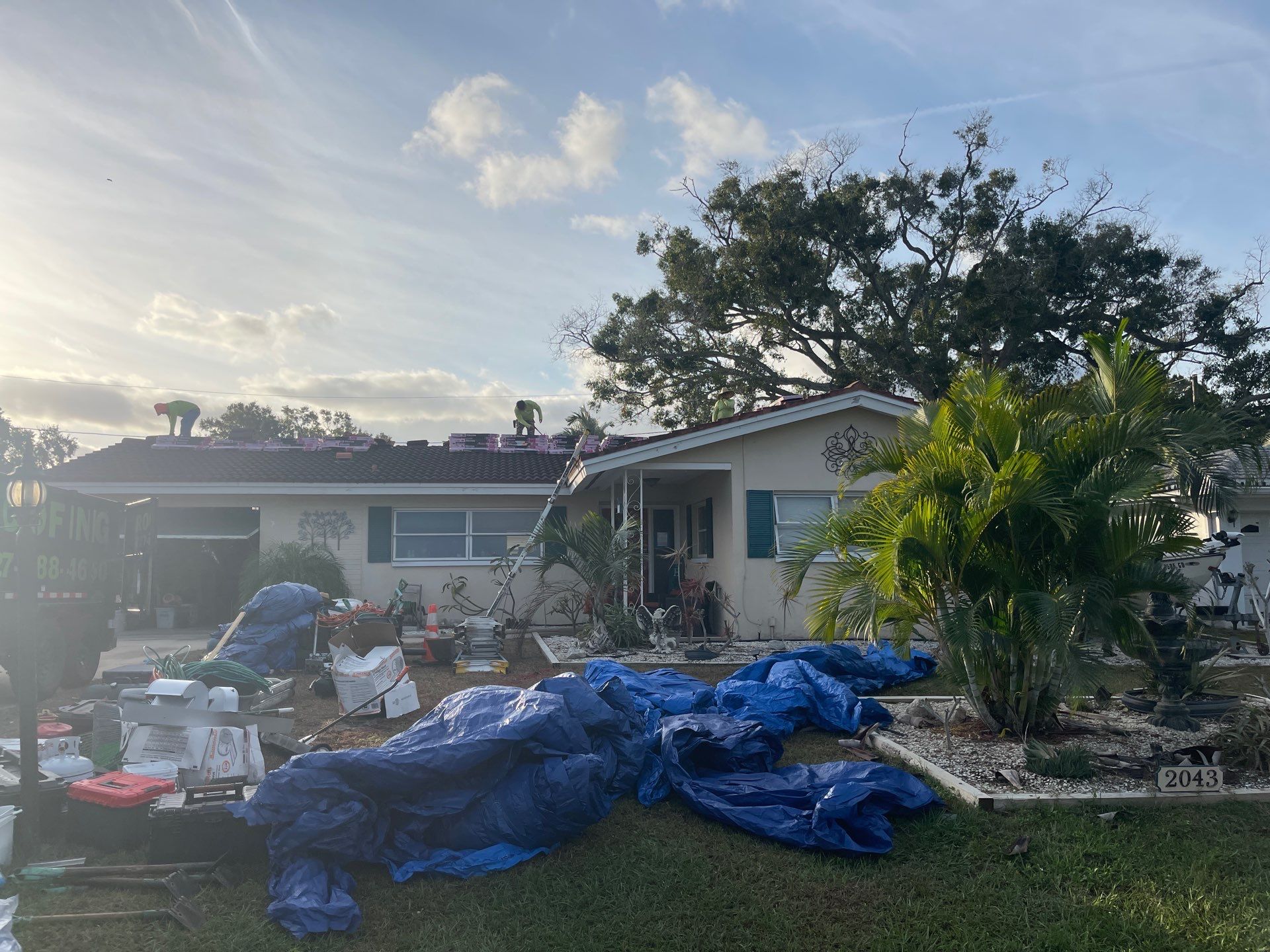 Project in Clearwater 33763 by Mitchell Roofing Company LLC 