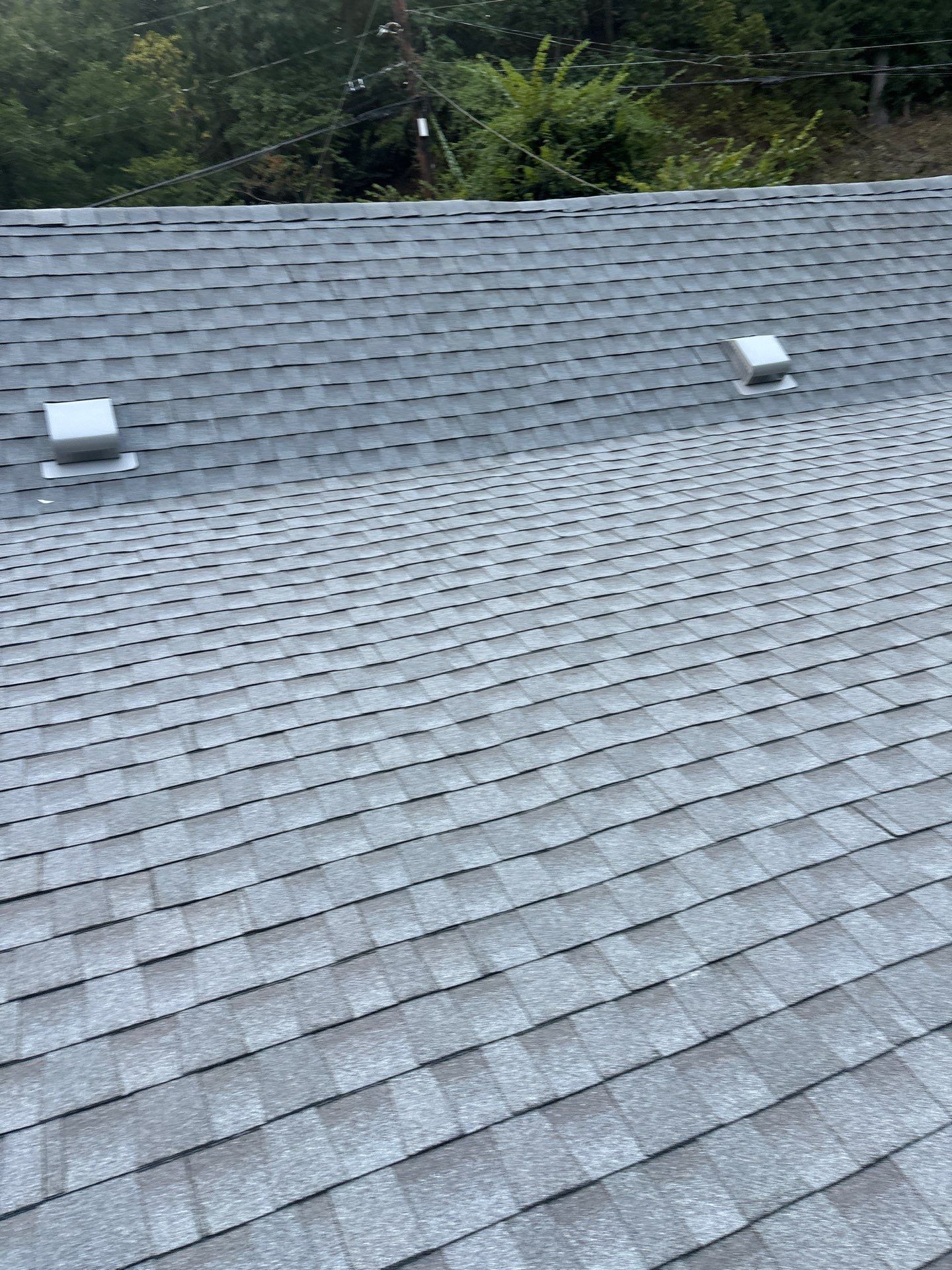 Residential Roofing Installation using GAF Timberline HDZ Fox Hollow Grey by Rainstoppers Roofing