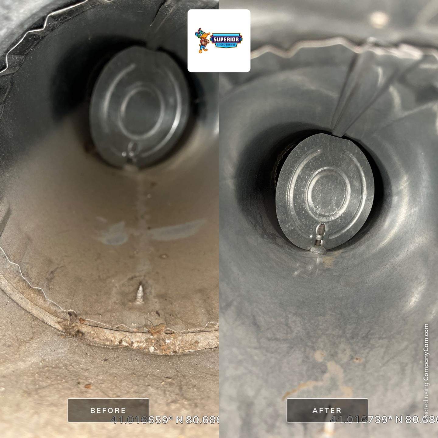 Air Duct Cleaning With a Vacuum Truck in Boardman, OH by Superior Air Duct Cleaning