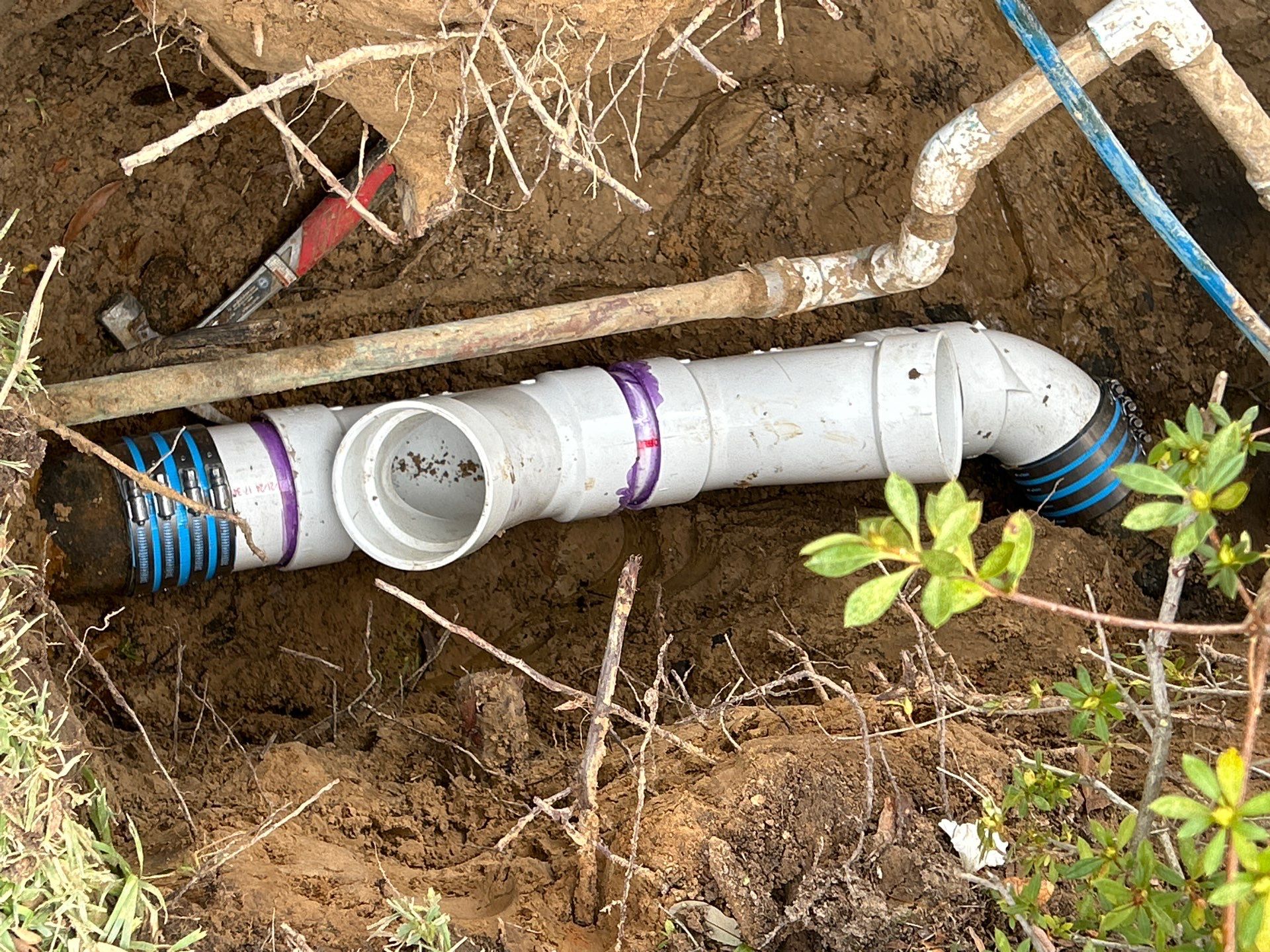 Drain Repair Project in Tyler by Rub-A-Dub Plumbing