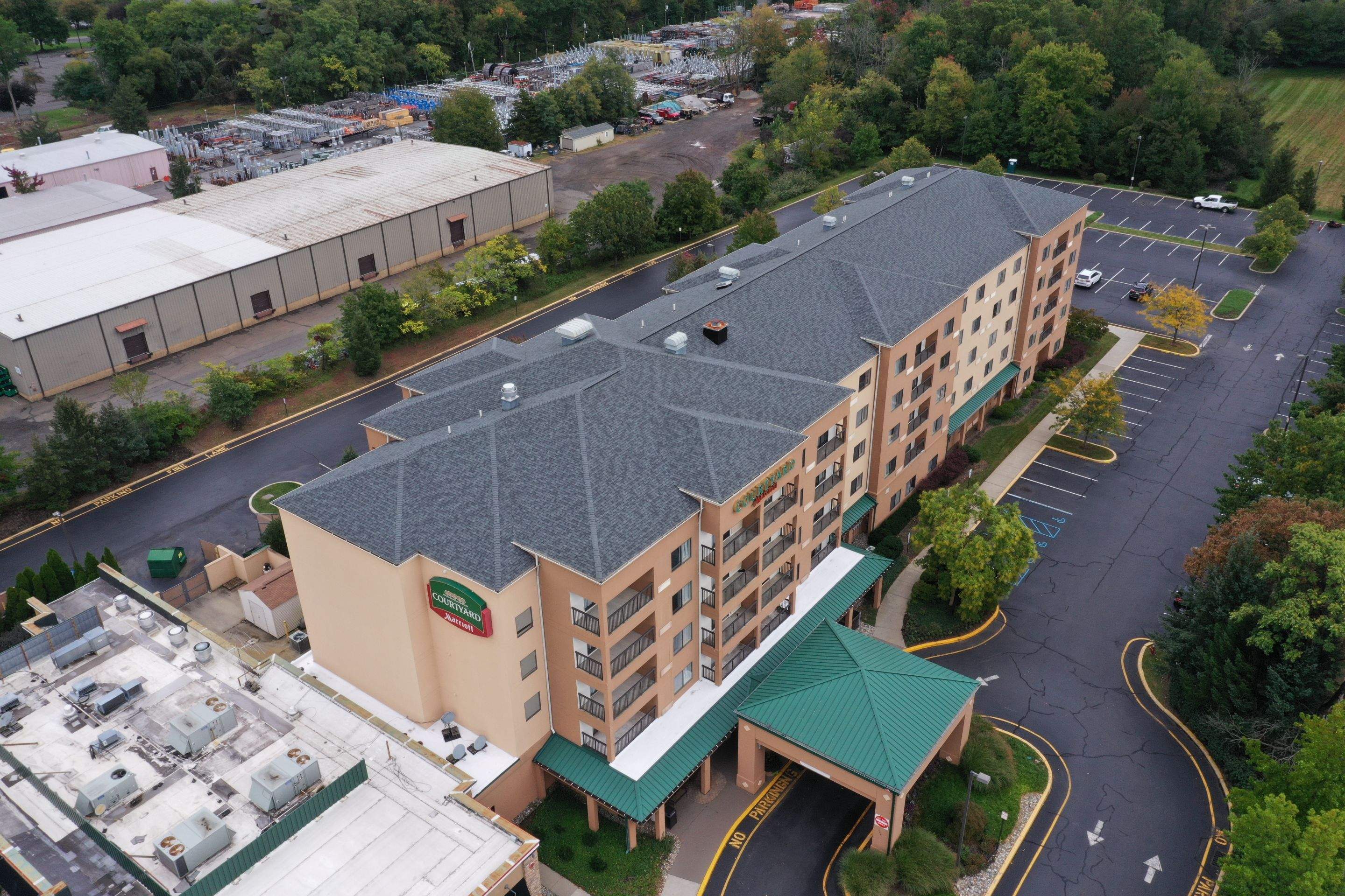 Commercial Roofing Installation using Owens Corning Duration by All Site Roofing