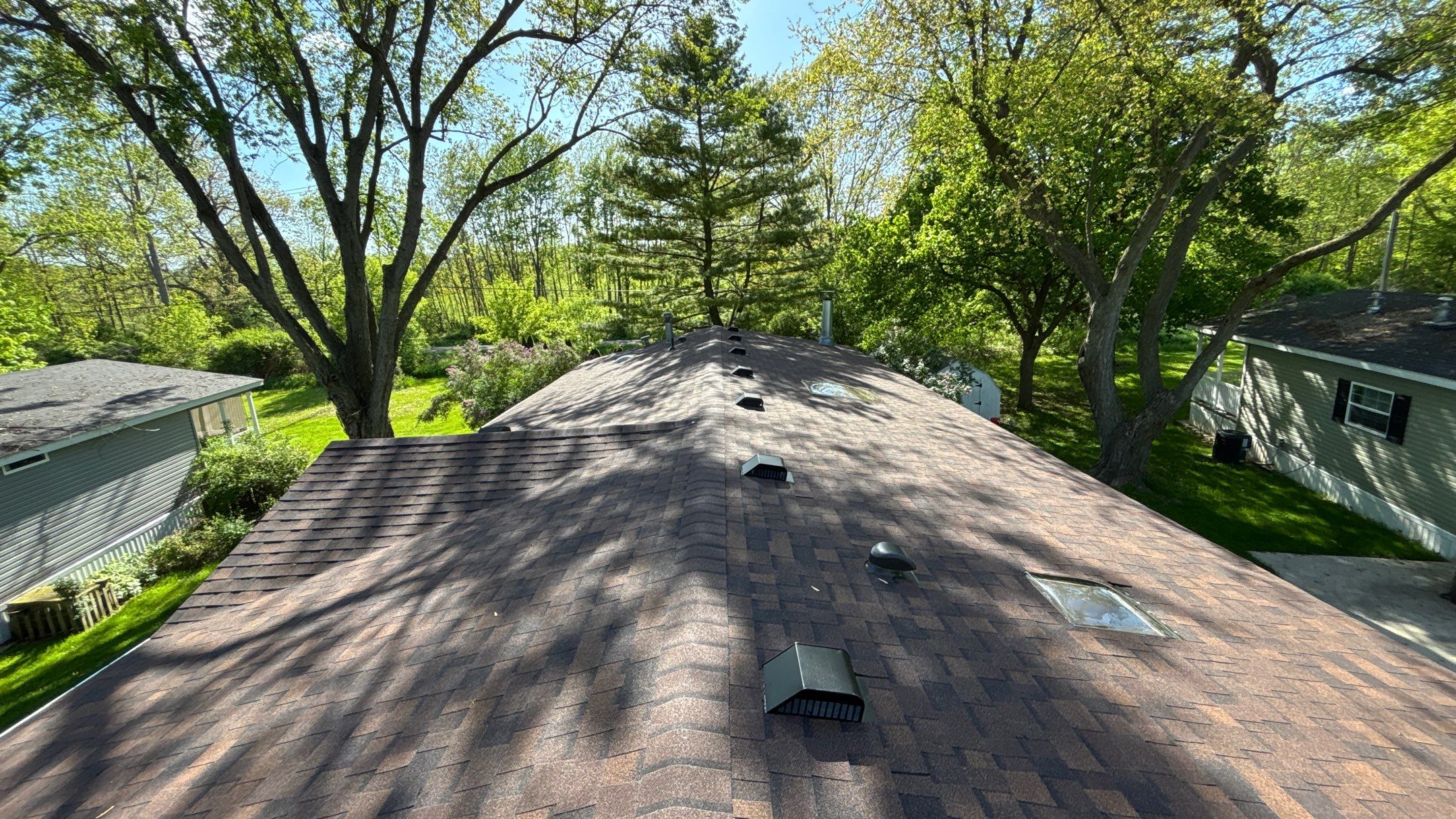 Roof Replacement using Owens Corning Brownwood by 180 Contractors
