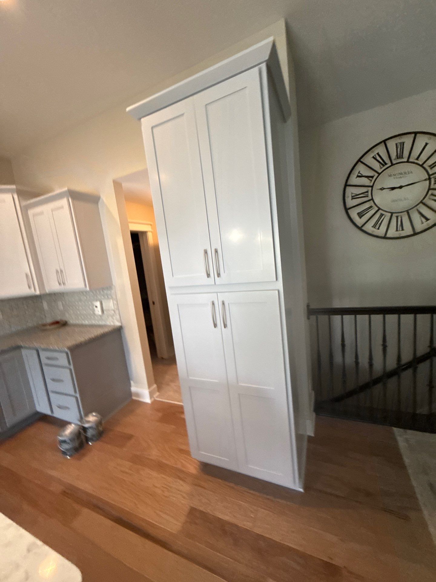 Residential Interior Repaint Color Change on Walls and Cabinets by Midwest Paint LLC
