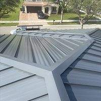 24ga 1.5" Mechanical Seam Mansard Brown  by Total Roofing System The Metal Roof Experts