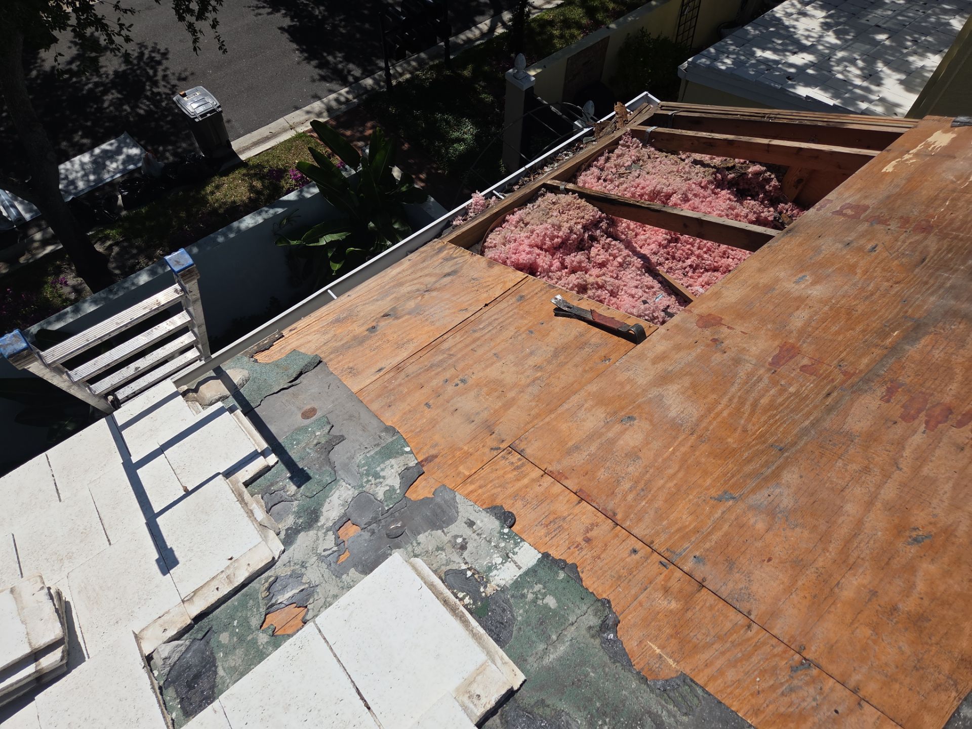 Tile Roof Repair and Decking Replacement in Boca Raton by Aastro Roofing