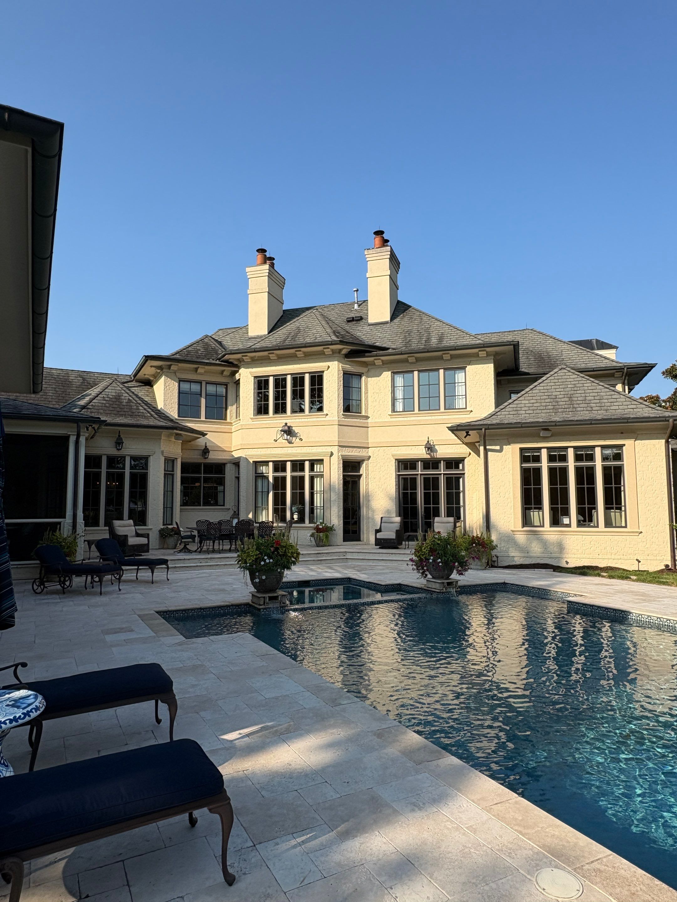 Exterior Masonry and Stucco Remodel for Brentwood Residence by U.S. Exterior Solutions