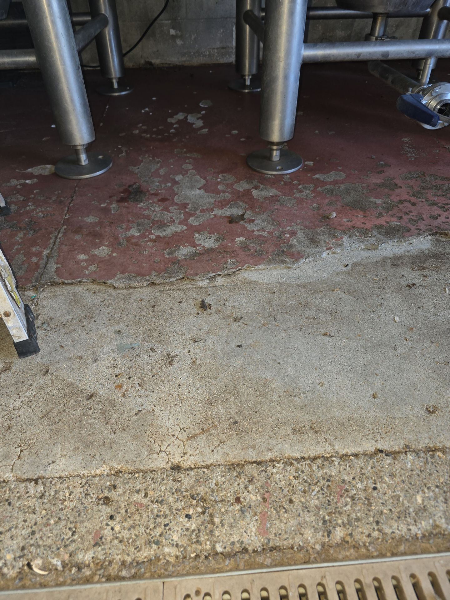 Industrial Red Quartz Polyurea Floor Installation for Atascadero Brewery by MGP Coatings
