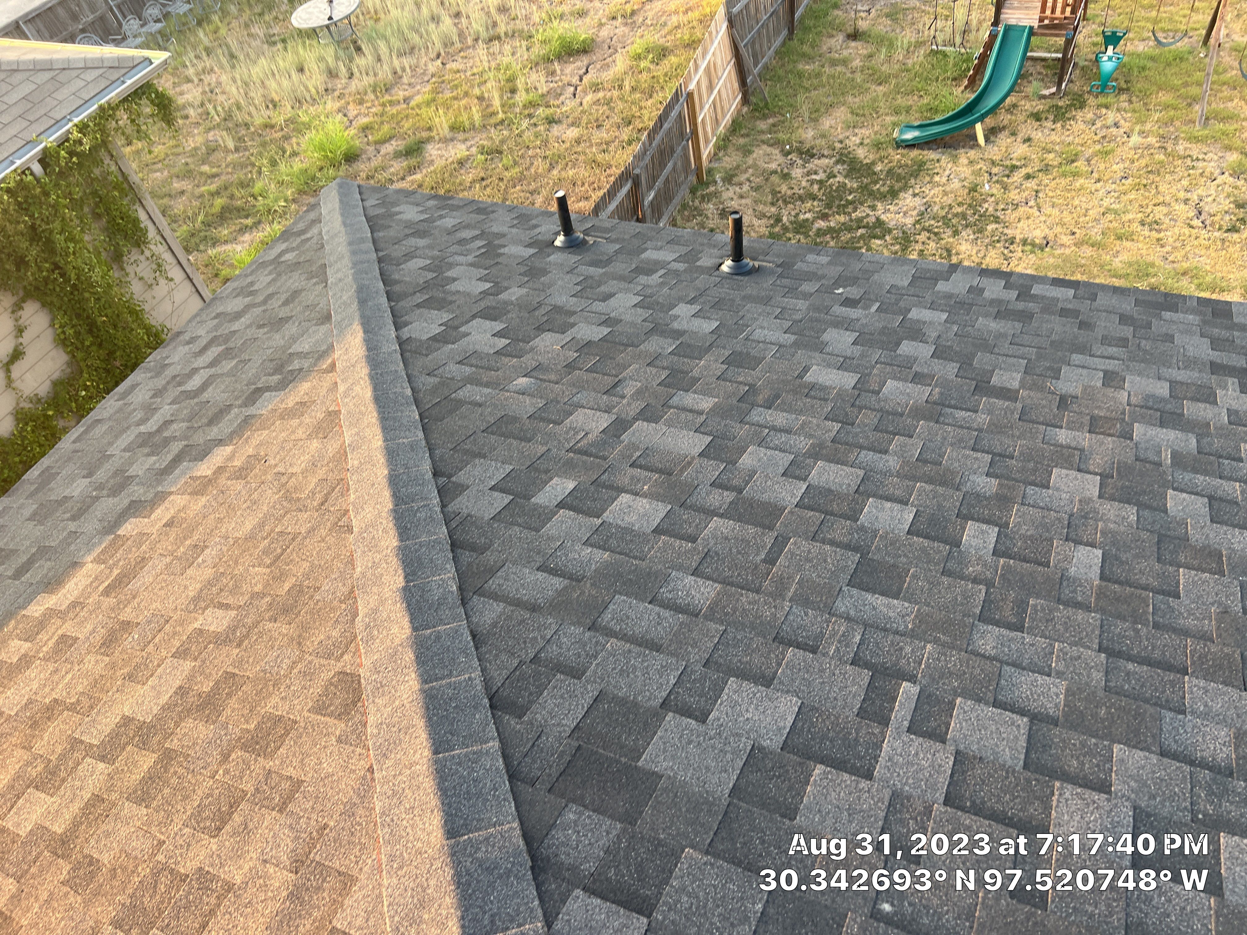 Manor Exterior Restoration Including Fence Reset and Roofing Repair by Caliber Restoration LLC