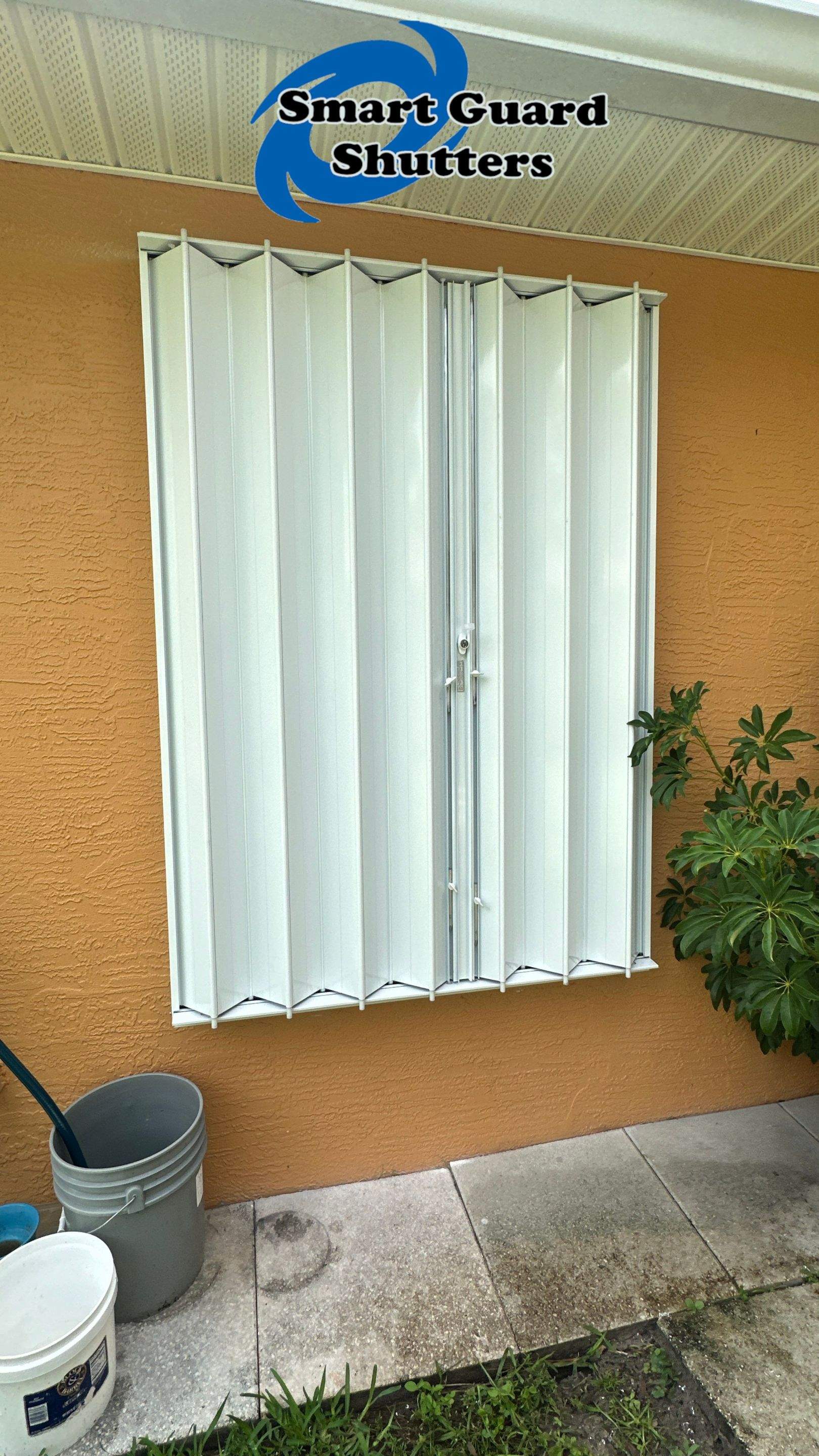 Accordions in White by Smart Guard Shutters