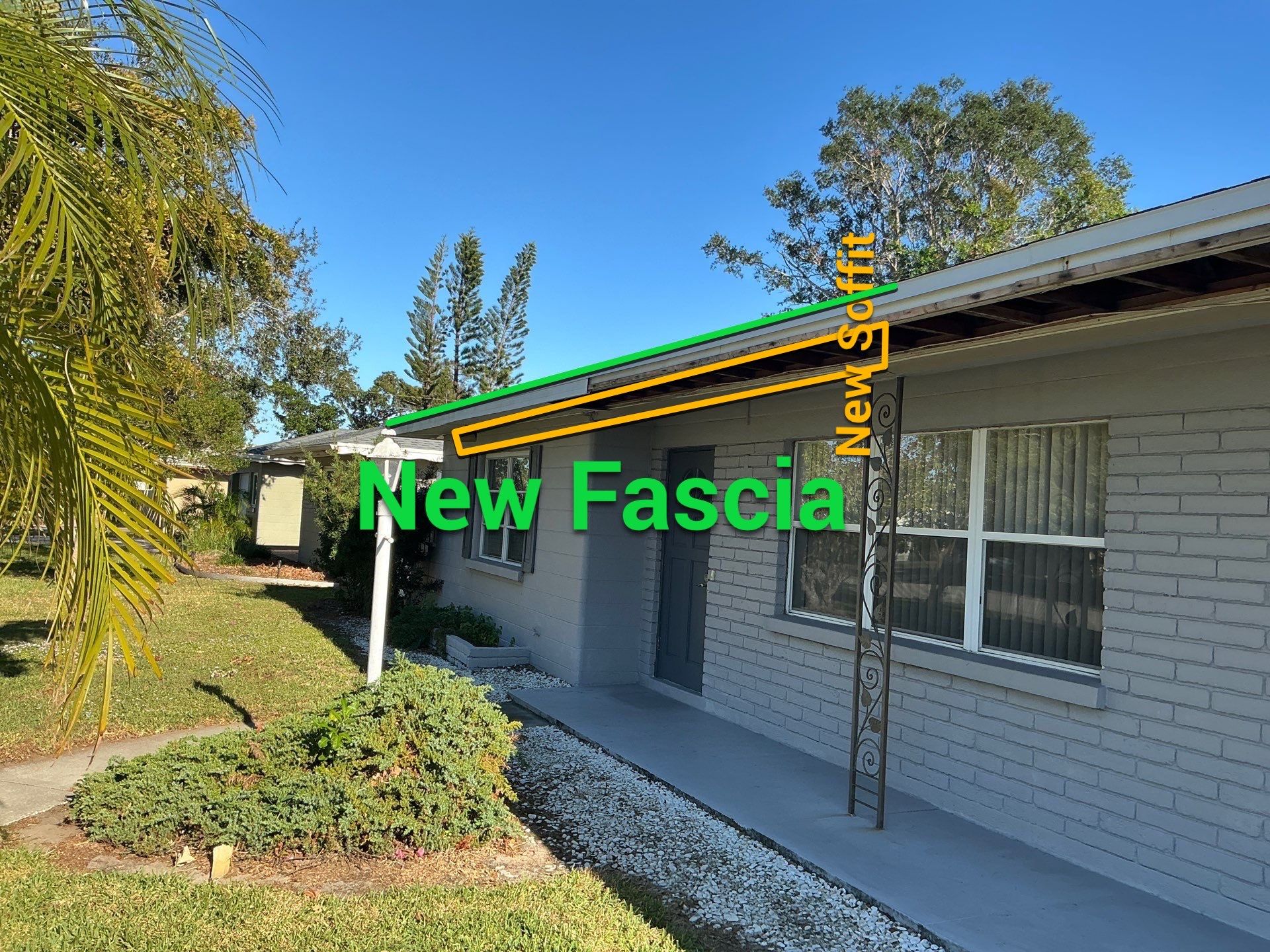 Soffit and Fascia Upgrade in Sarasota FL by Gutter Professors