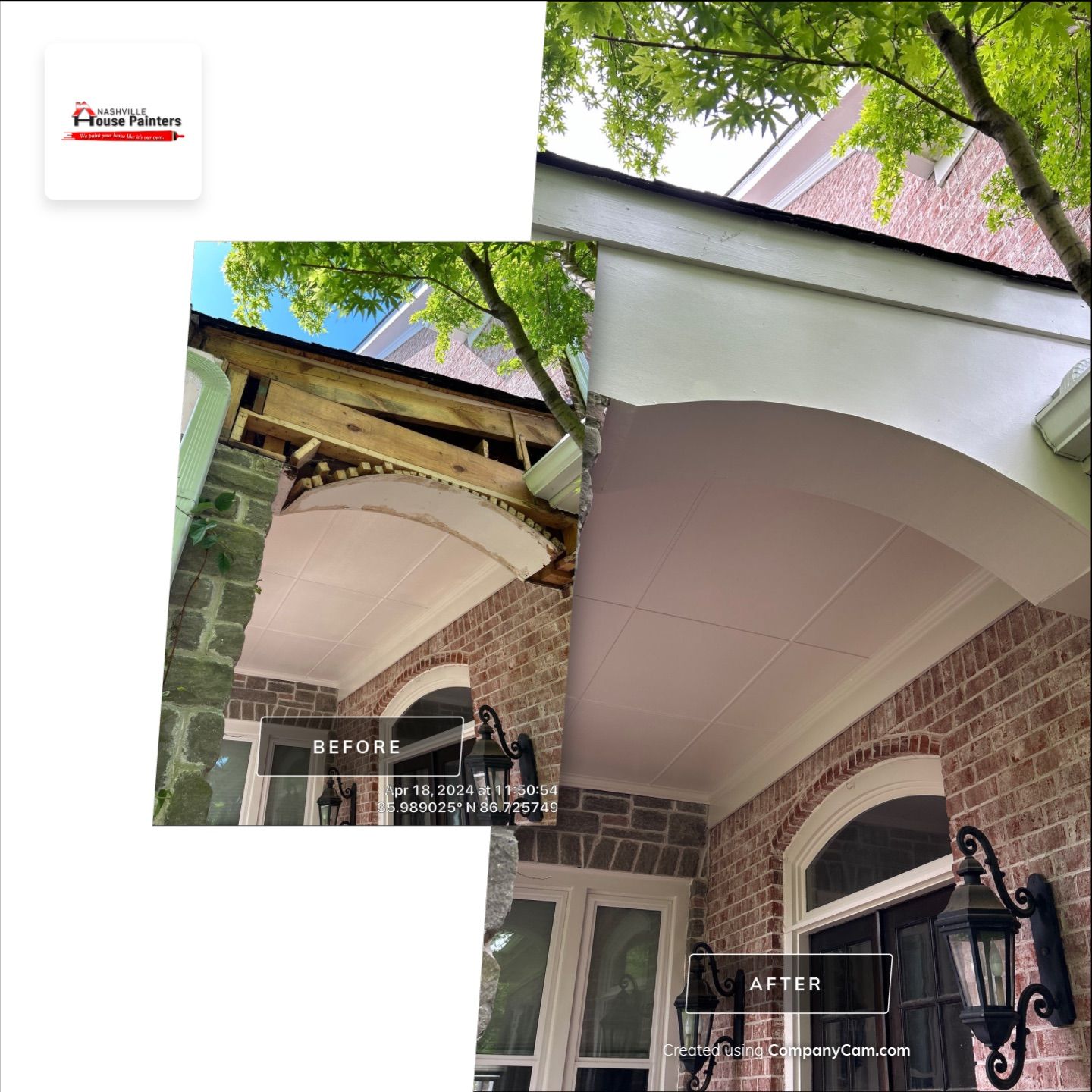 Brentwood - Sunset Rd. Exterior  by Nashville House Painters 