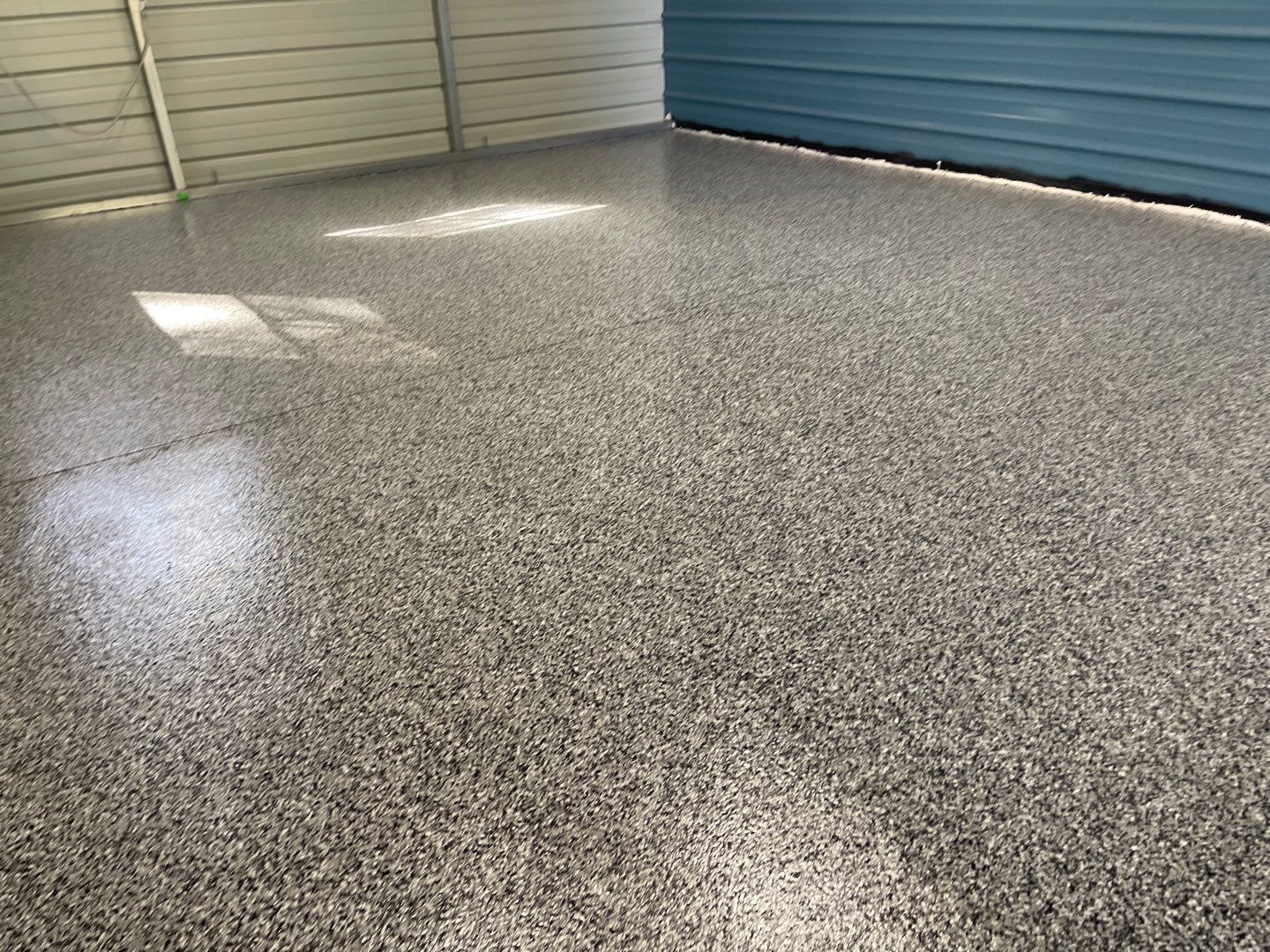 Shed  in Old Town, FL in Domino by Cross Creek Concrete Coatings