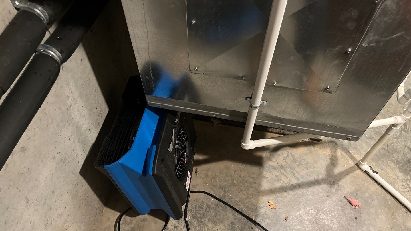 Water Damage from AC Unit Leak  by ANR Restoration