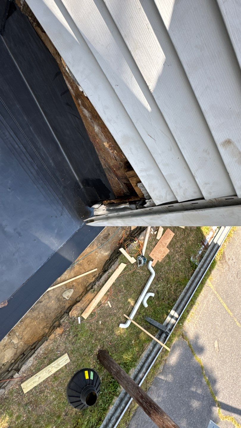 EPDM Flat Roof Installation with ISO Board on Existing Structure by Sensible Home Solutions