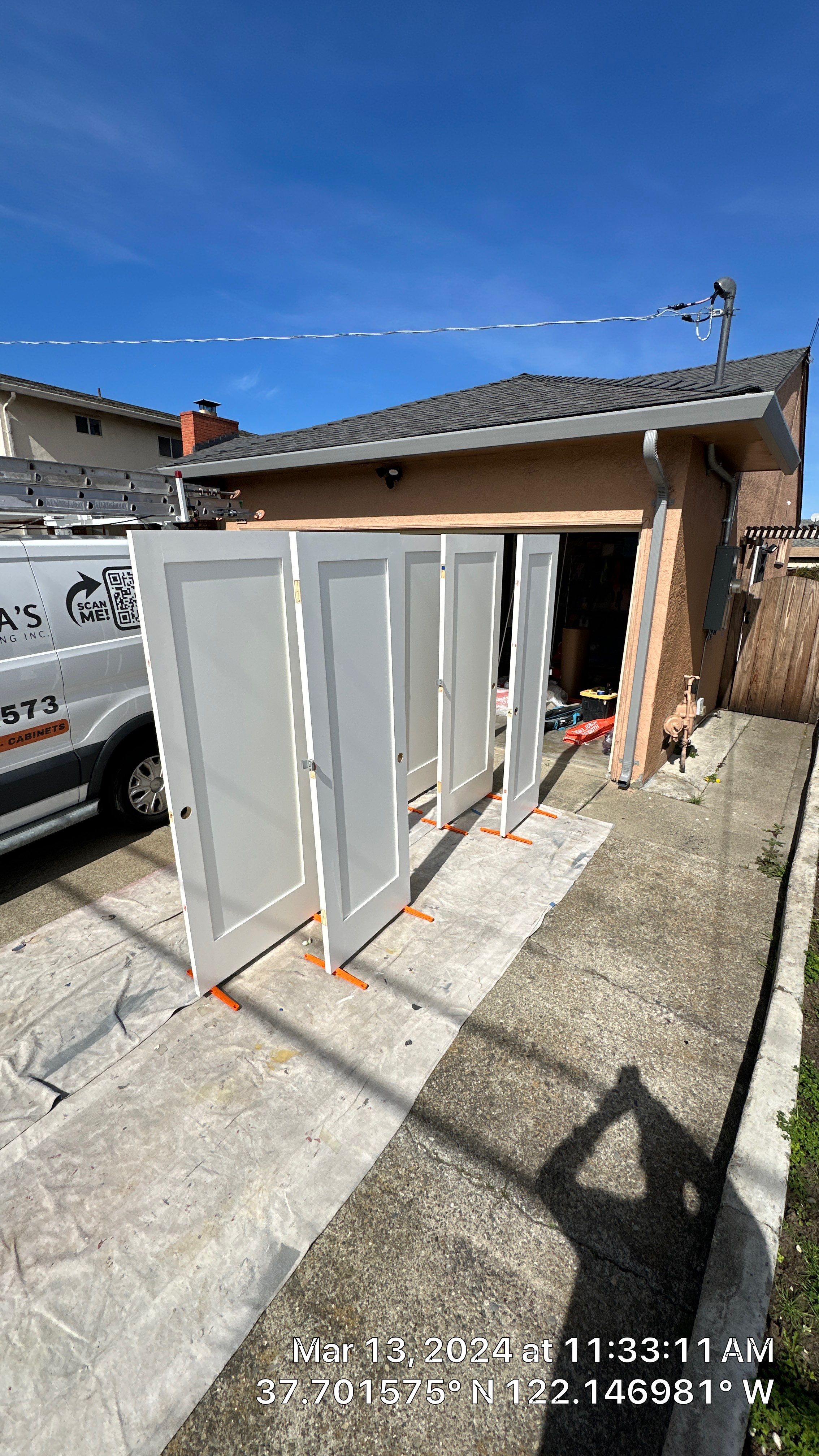 New doors  by Herrera’s Bay Area Painting inc.