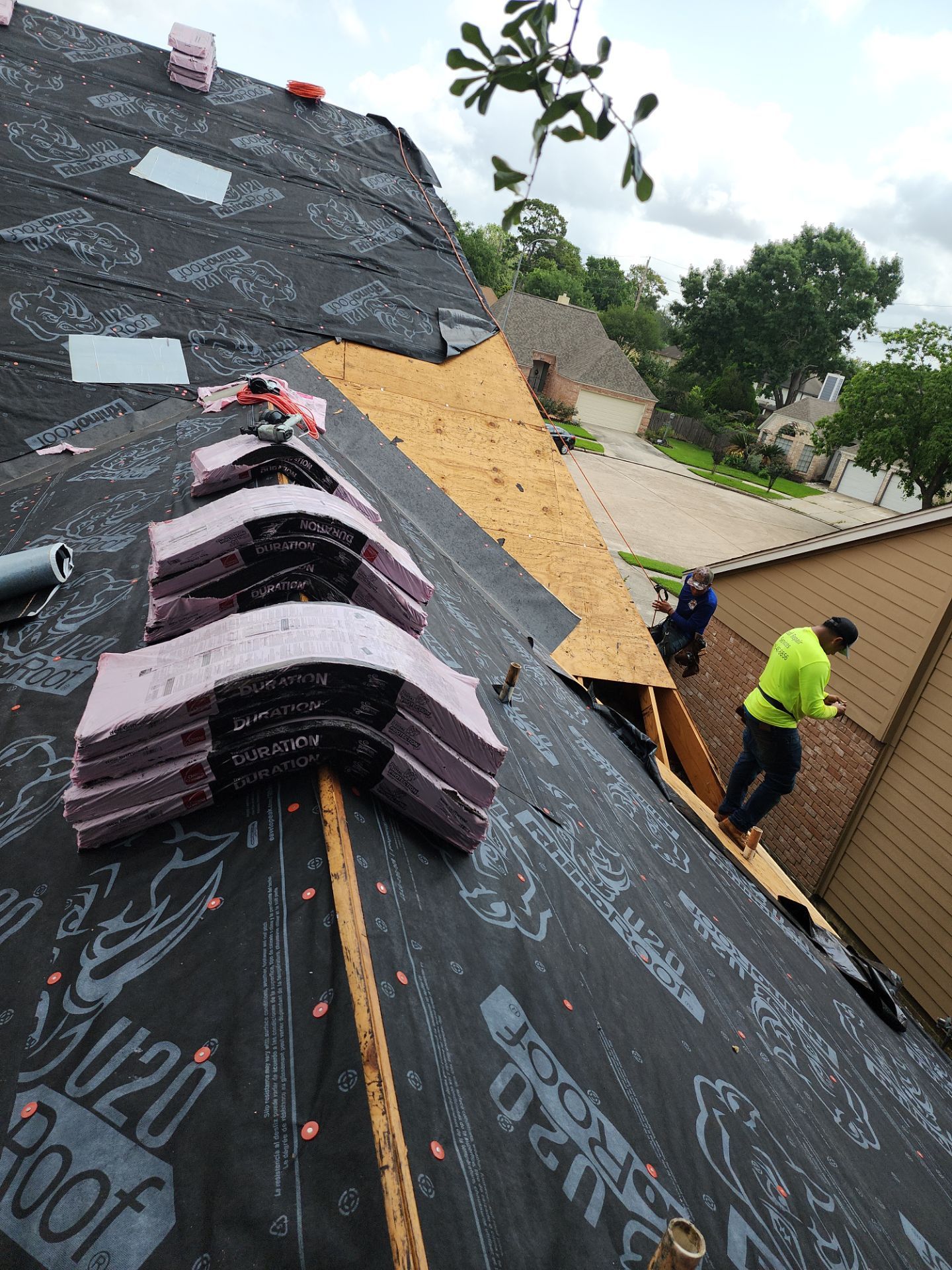 Residential Roofing Repair using Owen's Corning Duration (Lifetime) Shingles by Roof Repair Services LLC