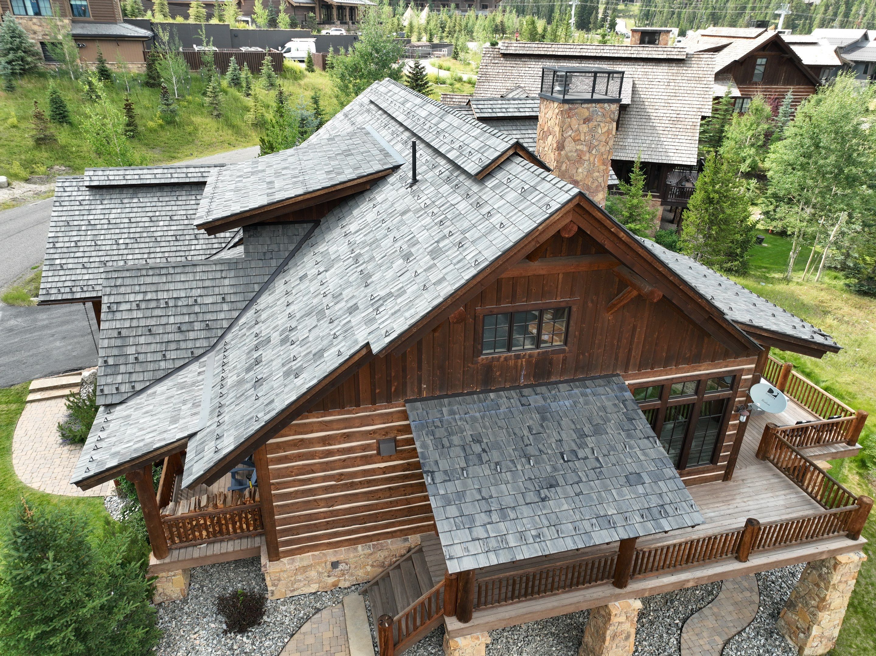 Brava Shake - Canyon Gray  by Montana Roofing Solutions
