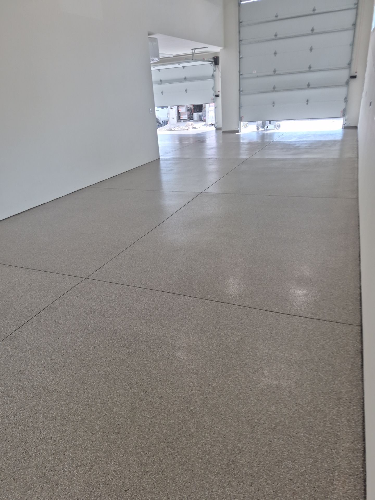 Pebble Beach Polyurea Garage Floor Coating in Kennewick by Croc Coatings, LLC