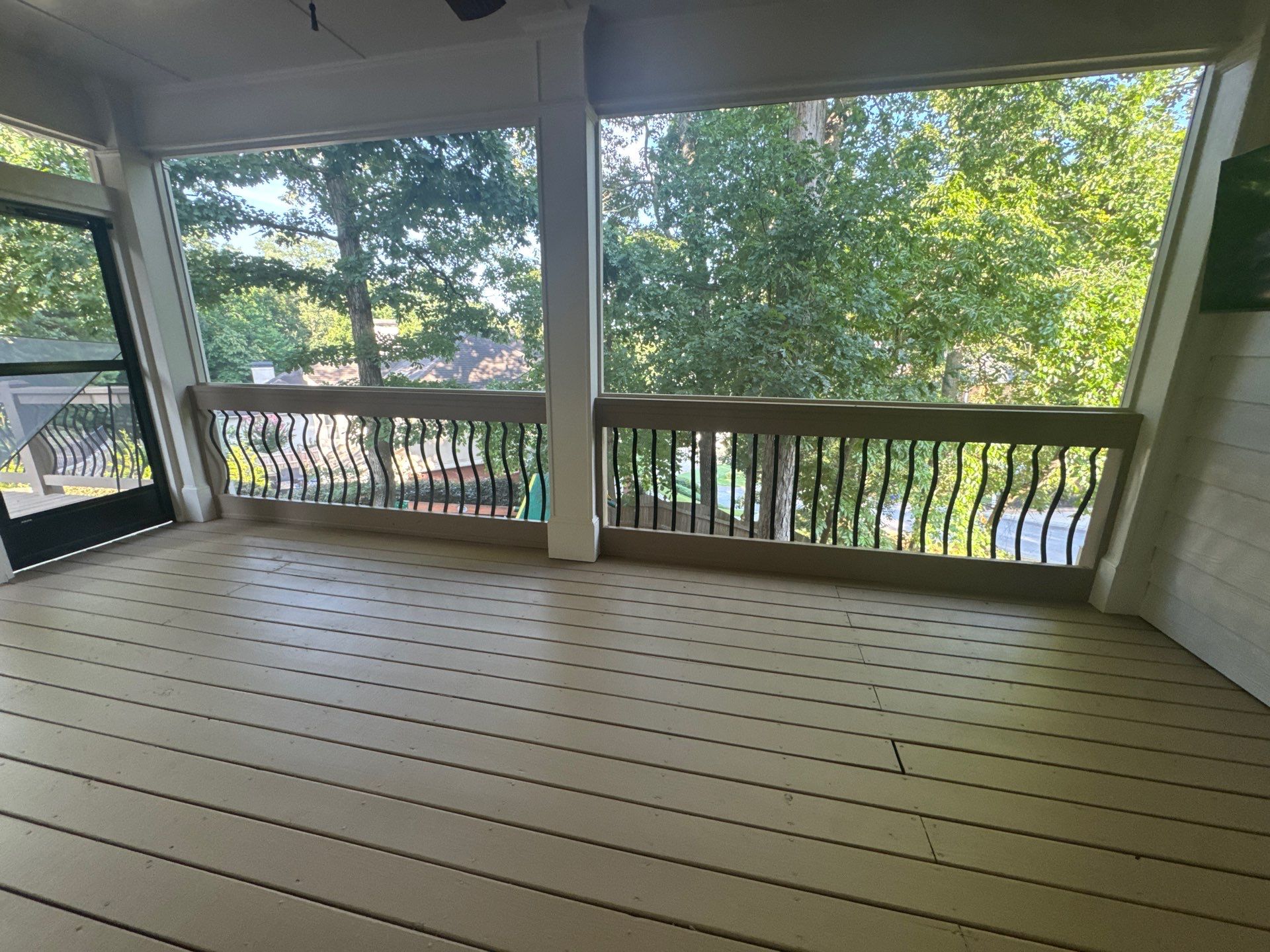 Elevated Covered Deck Construction and Porch Remodel in Mableton by Swift Home Renovations