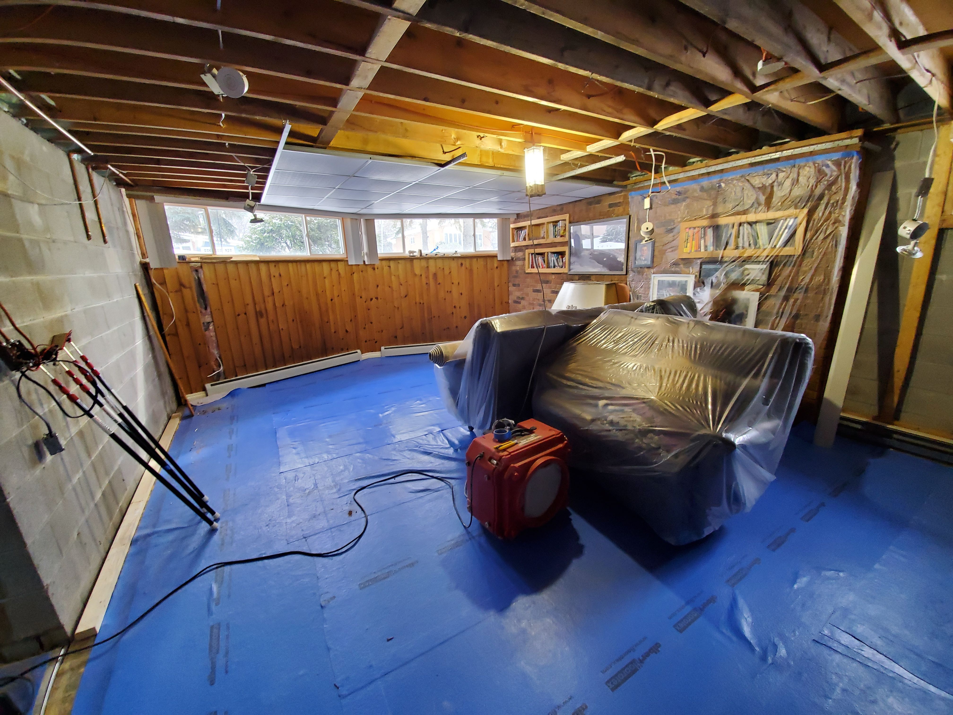 Basement Reno by Impact Construction Sudbury