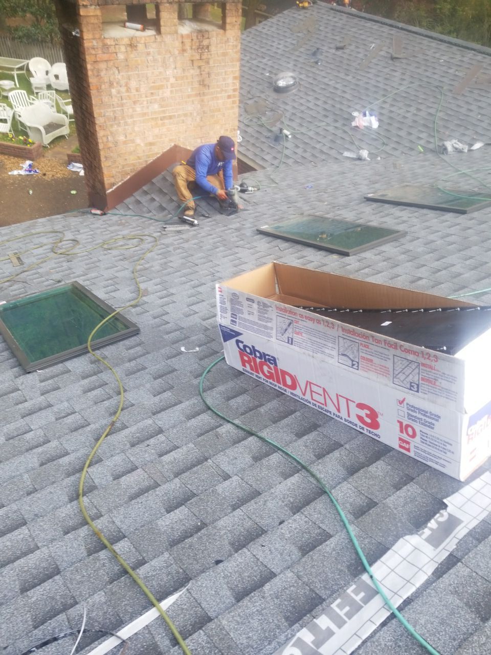 Residential Roofing Installation using Roof Replacement by American Roofing & Construction LLC