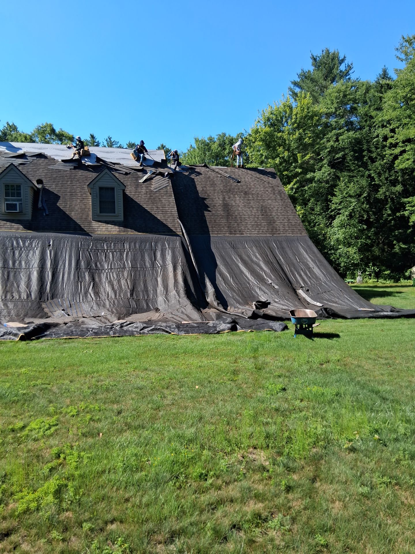 New Roof Replacement in New Gloucester, Maine by Tall pine roofing