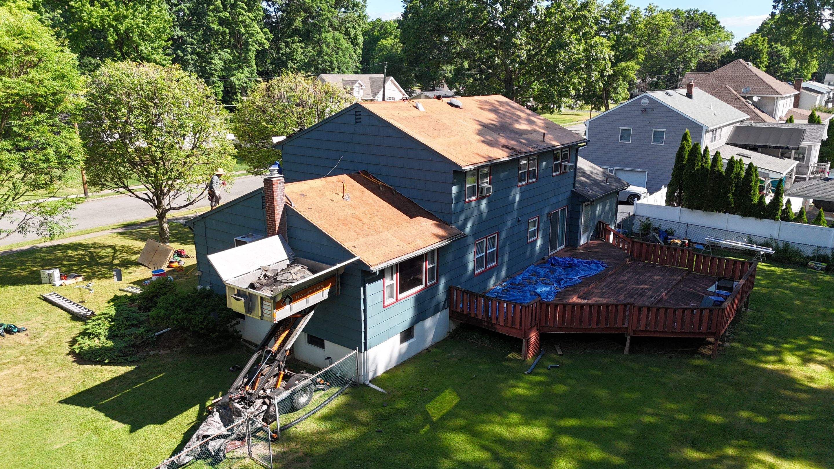 Roof Project in Clark, NJ by All State Home Improvement Inc.
