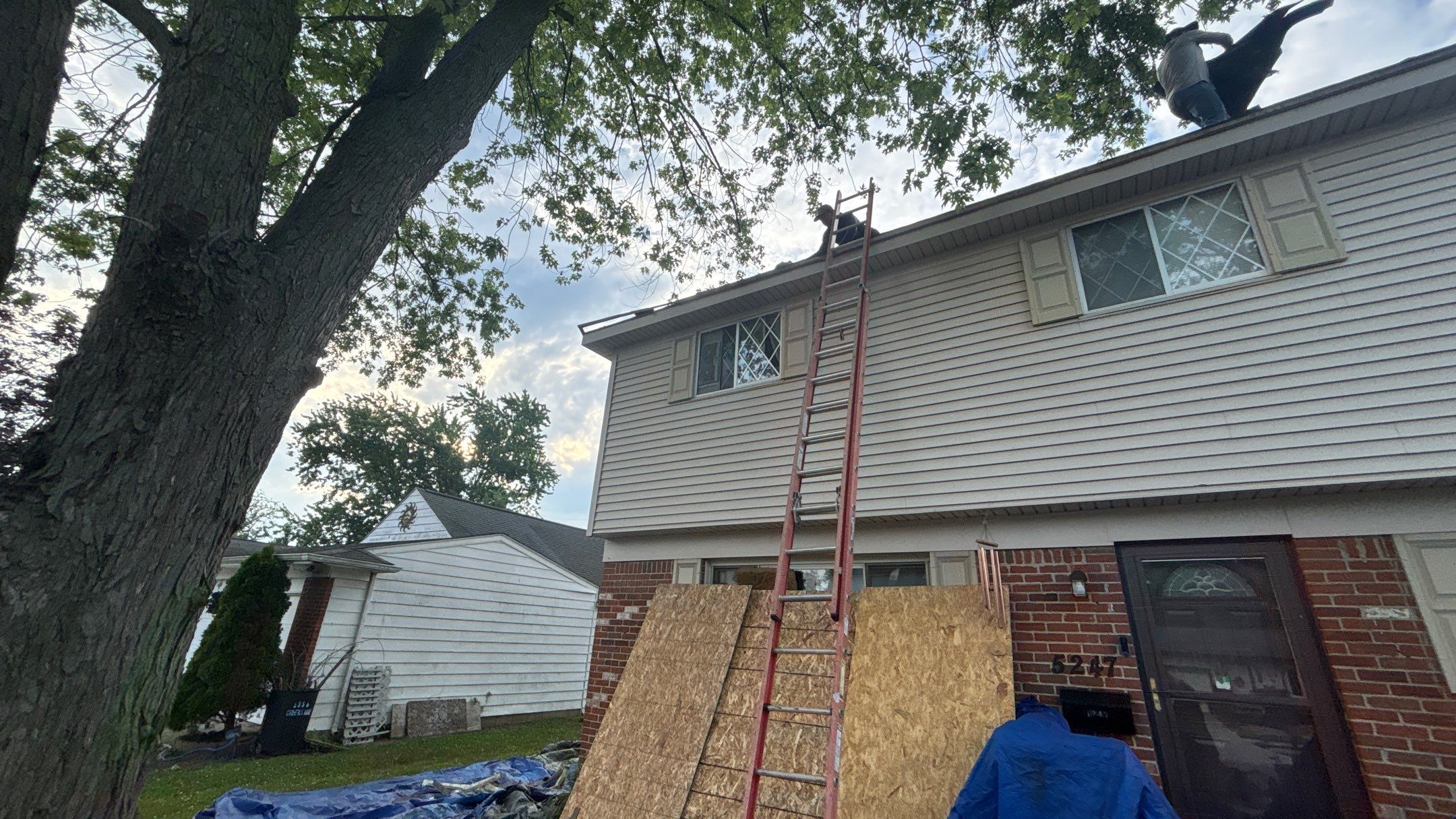 Roof Replacement using Owens Corning Slatestone Gray by 180 Contractors