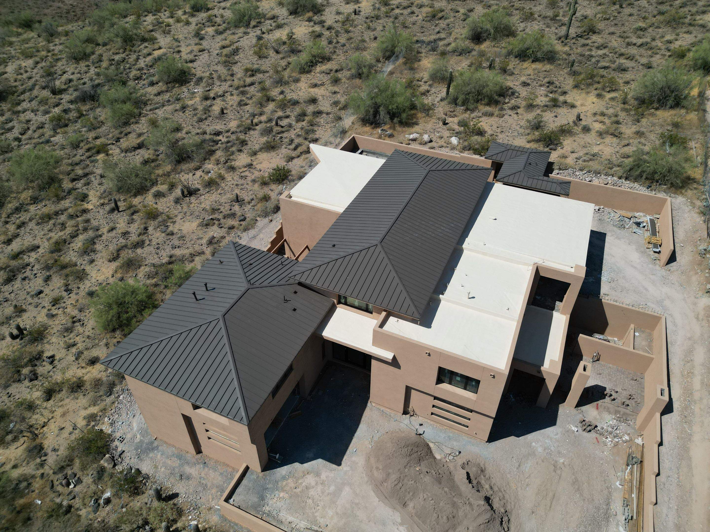 Burnished Slate Standing Seam by Reimagine Roofing