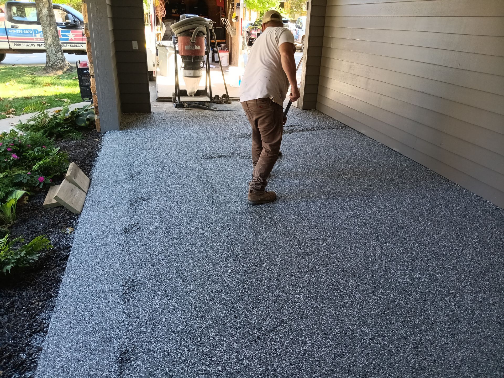 Project in Fayetteville by Pace X Concrete Coatings