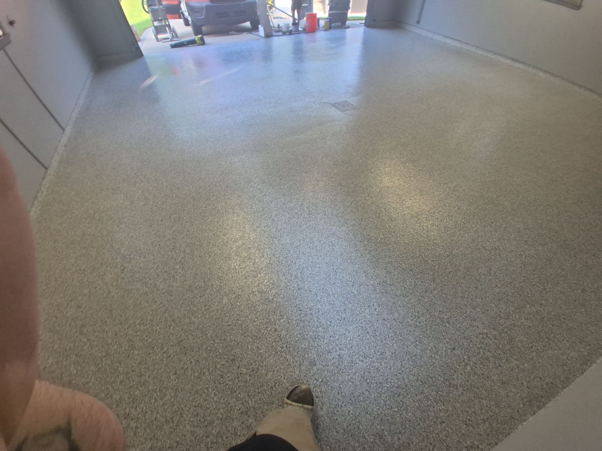 Project in Linwood by Wise Coatings of Central Michigan