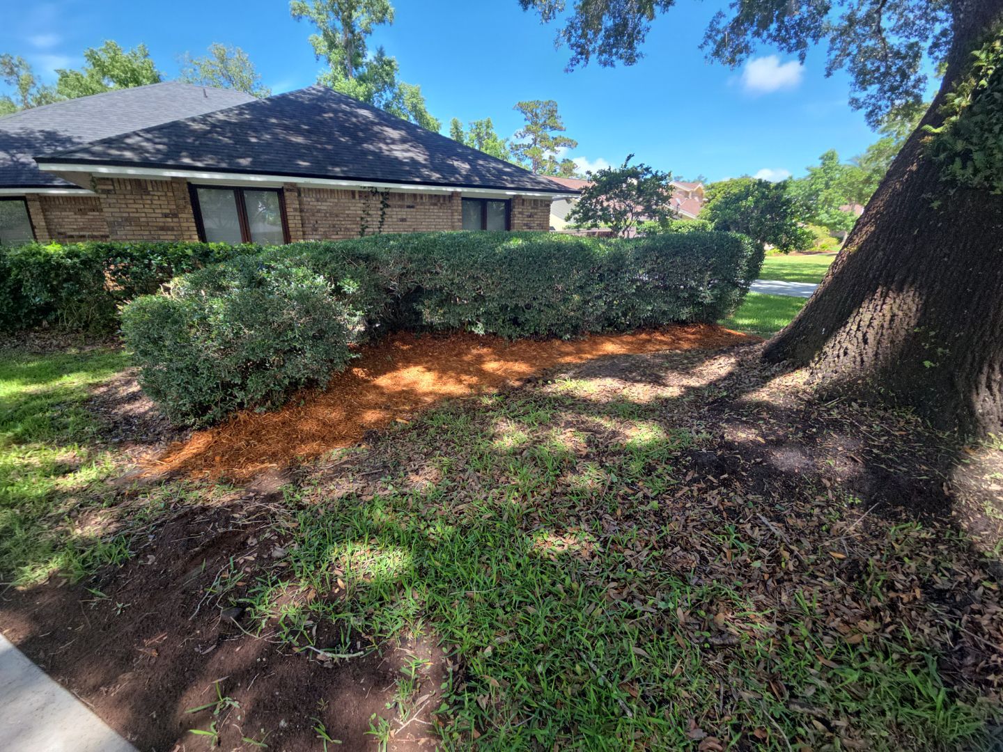 Deerwood Resident | Mulch Install & Clean-Up by ProGreen Services