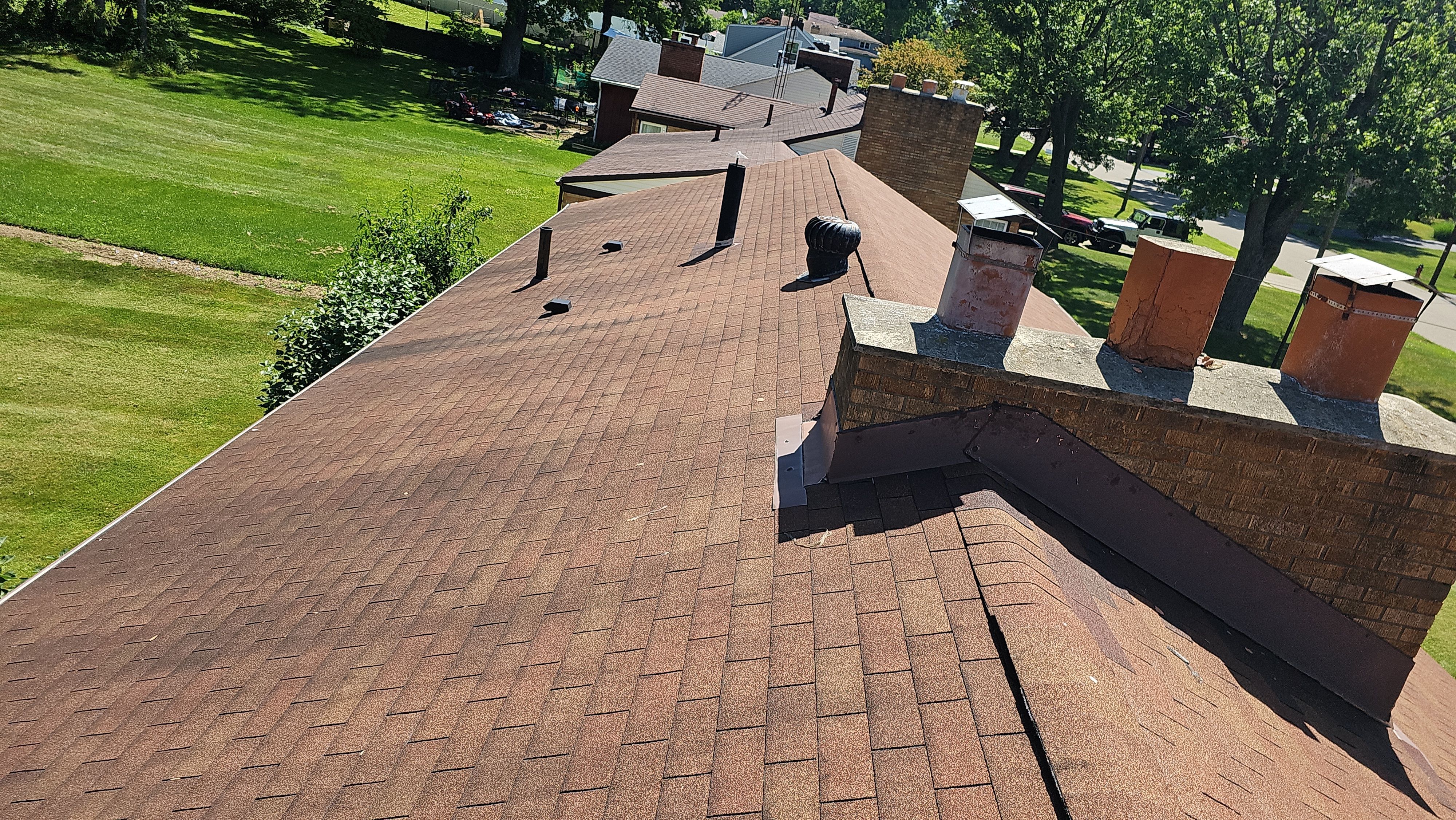 Atlas Pinnacle, Color, Morning Harvest, Drip Edge, Color, Royal Brown by Eagle Eye Roofing