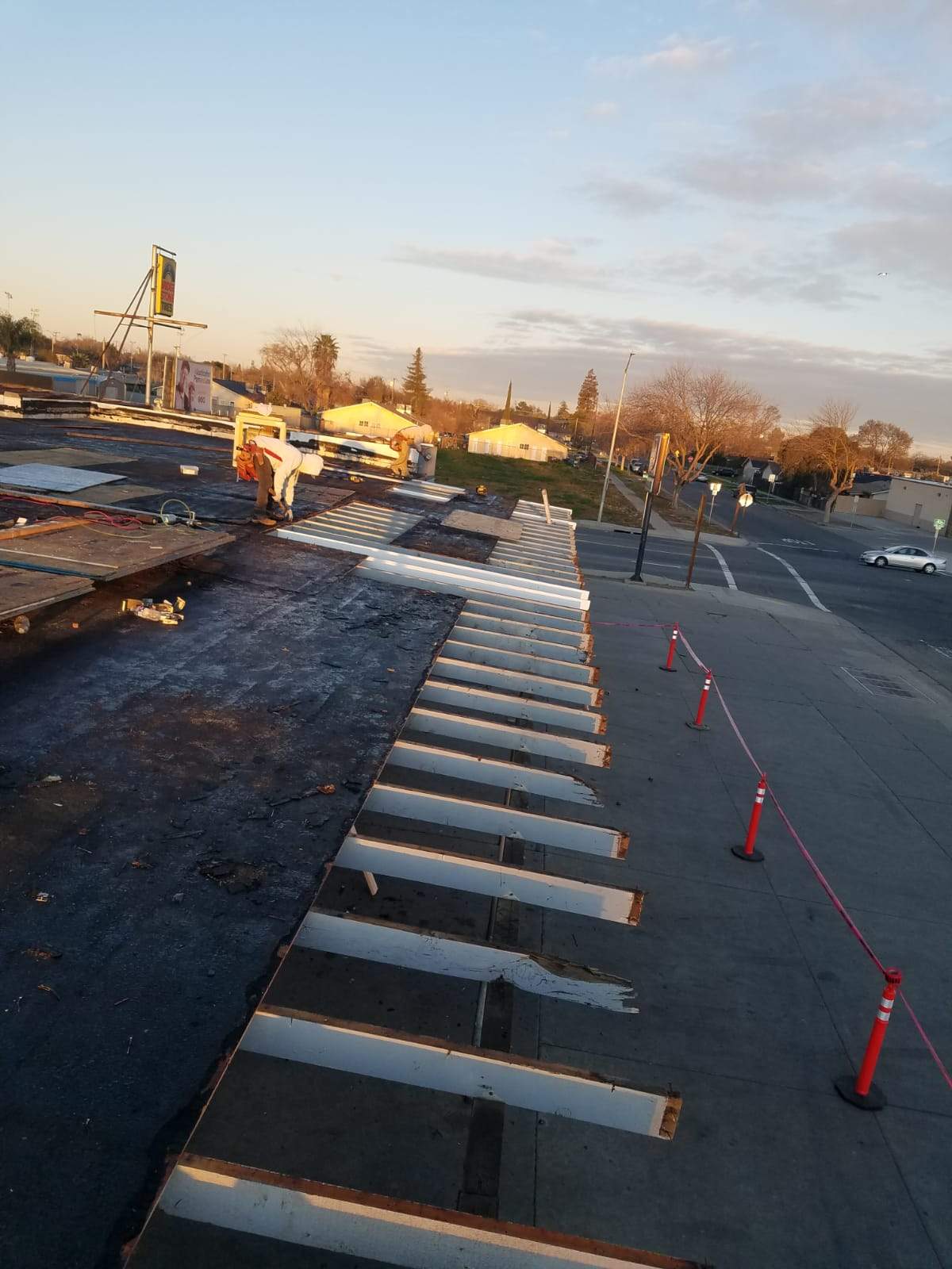 Spray foam and coatings using Conklin Benchmark/PUMA XL coatings and spray foam by Straight Edge Roofing Inc