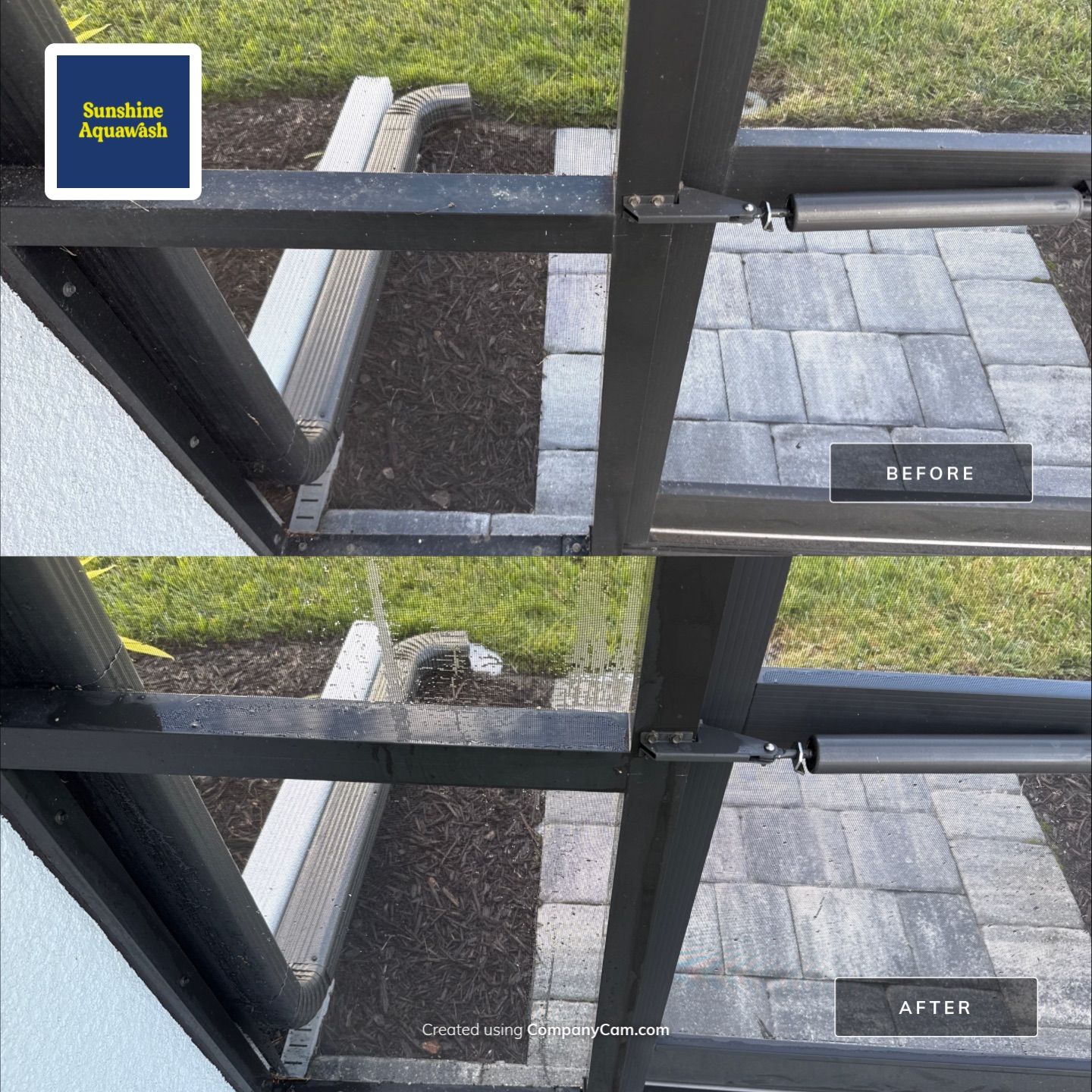 Pool Cage Screen Enclosure Cleaning in Canoe Creek – Parrish, FL by Sunshine AquaWash