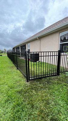 Parrish, FL 4ft. Tall Black 3-Rail Aluminum 