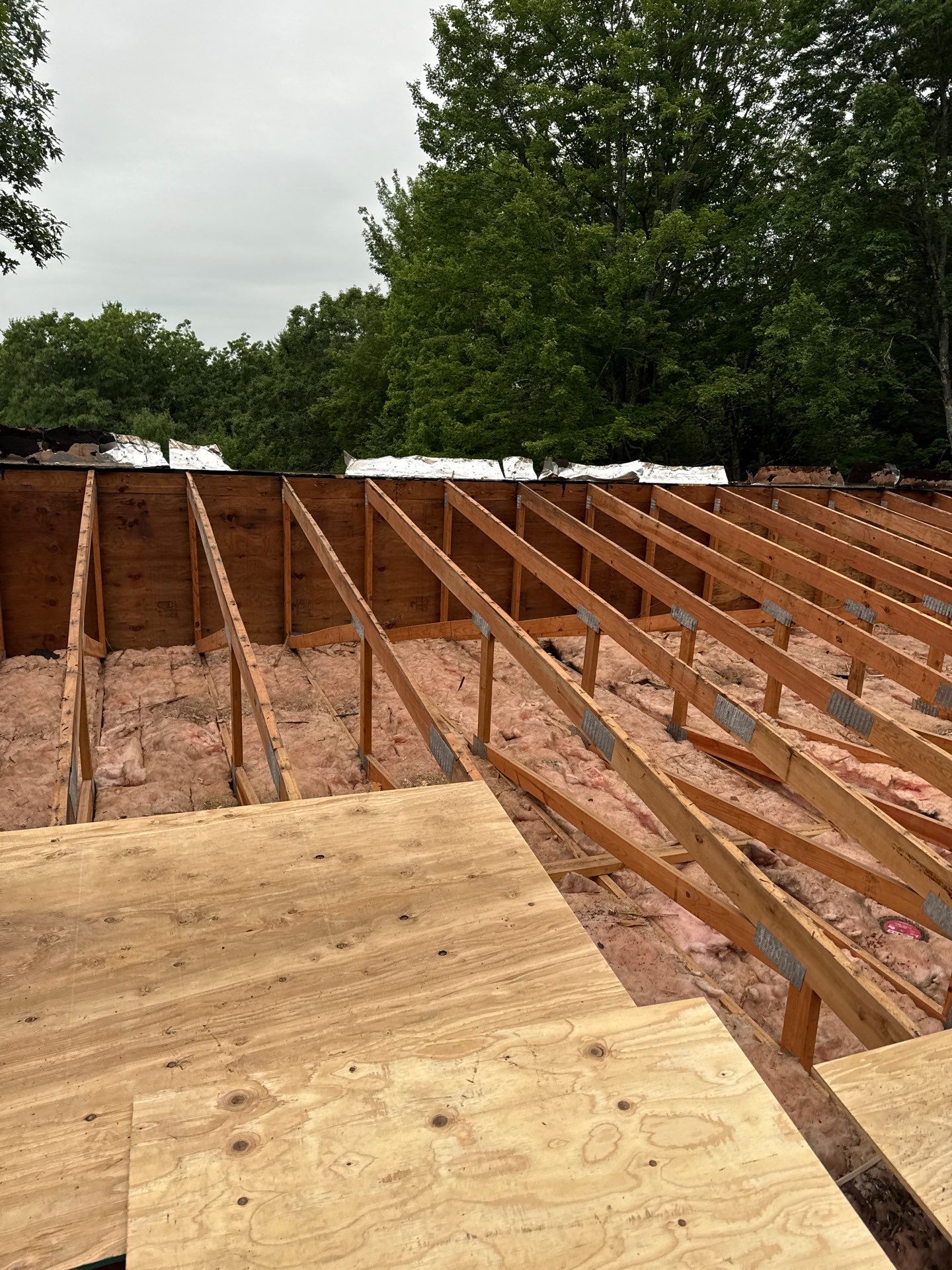 Deerfield, NH Roof Replacement Near Deerfield Fairgrounds with Custom EPDM Rubber Roofing for Stone Turrets by Compass exteriors