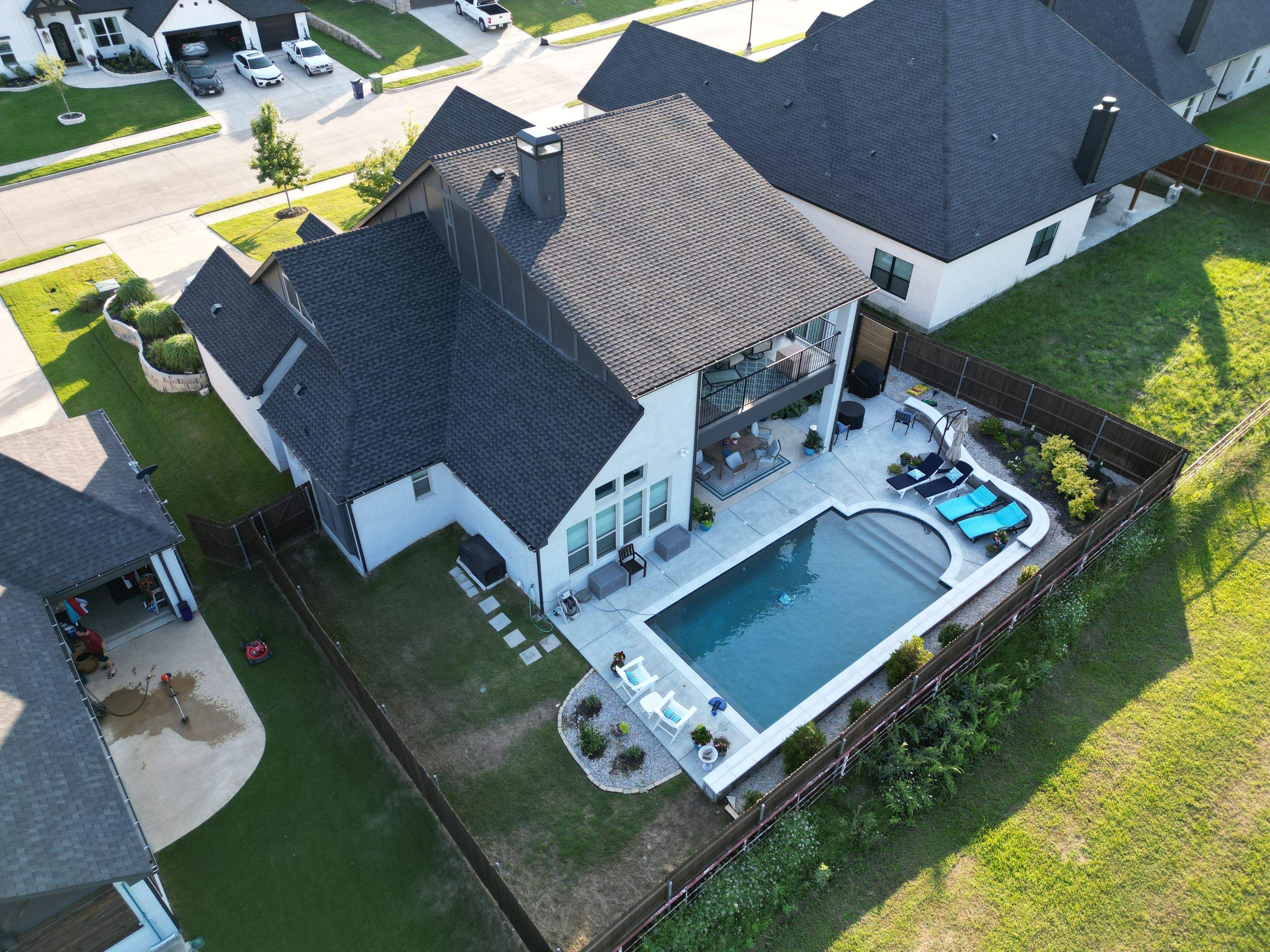 Residential Roofing Installation using GAF Timberline UHDZ Premium Shingles by Harvey Roofing & Construction