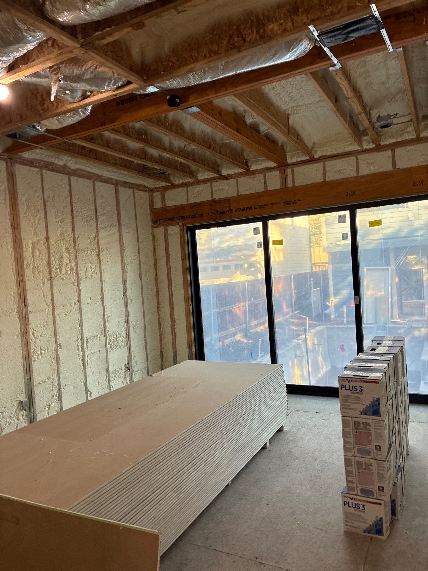 Fully encapsulated Dallas custom home  by Apex Insulation Solutions