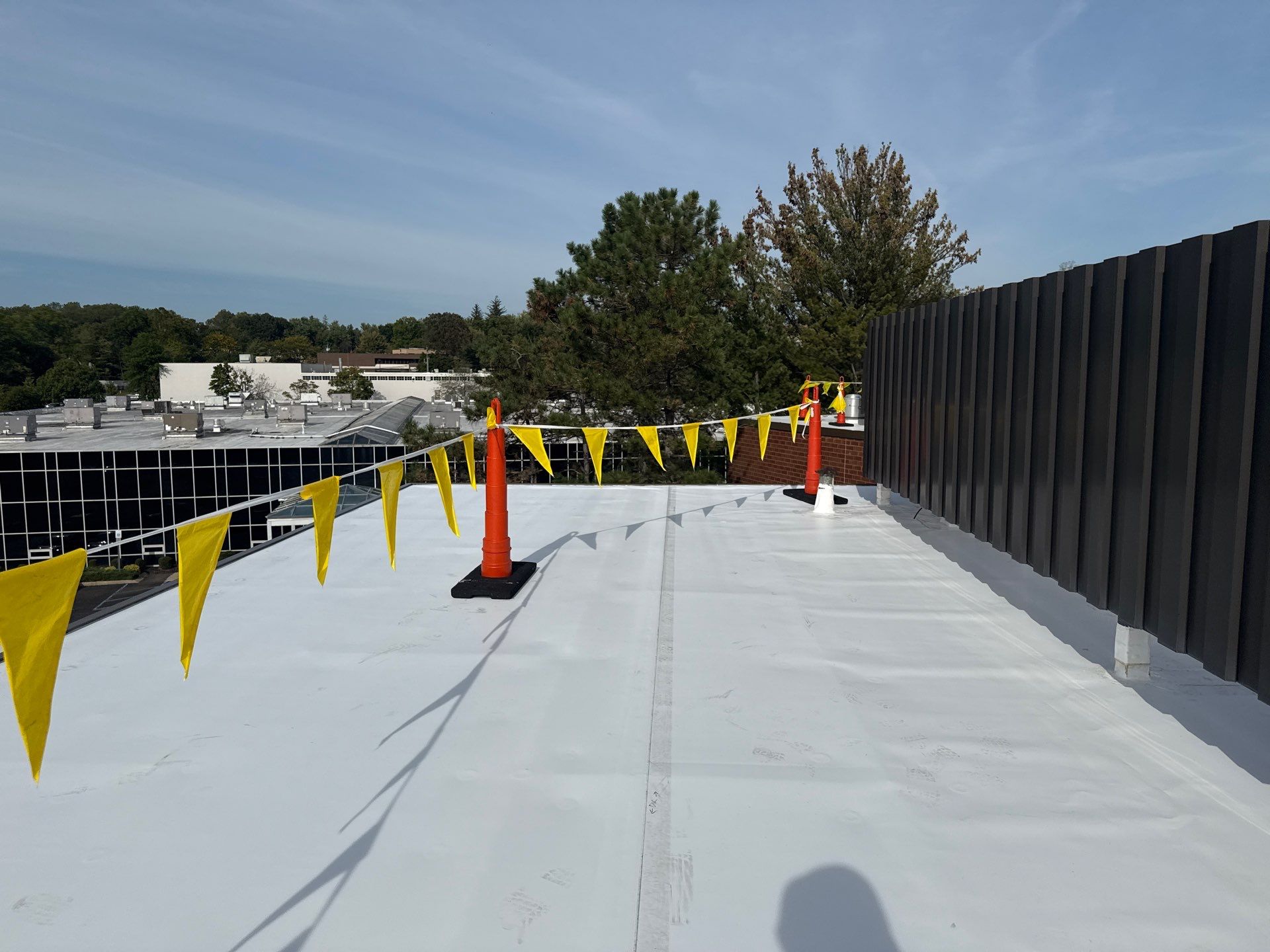 Commercial Roof Replacement – TPO Rhinobond System Installed at TD Bank by All Site Roofing