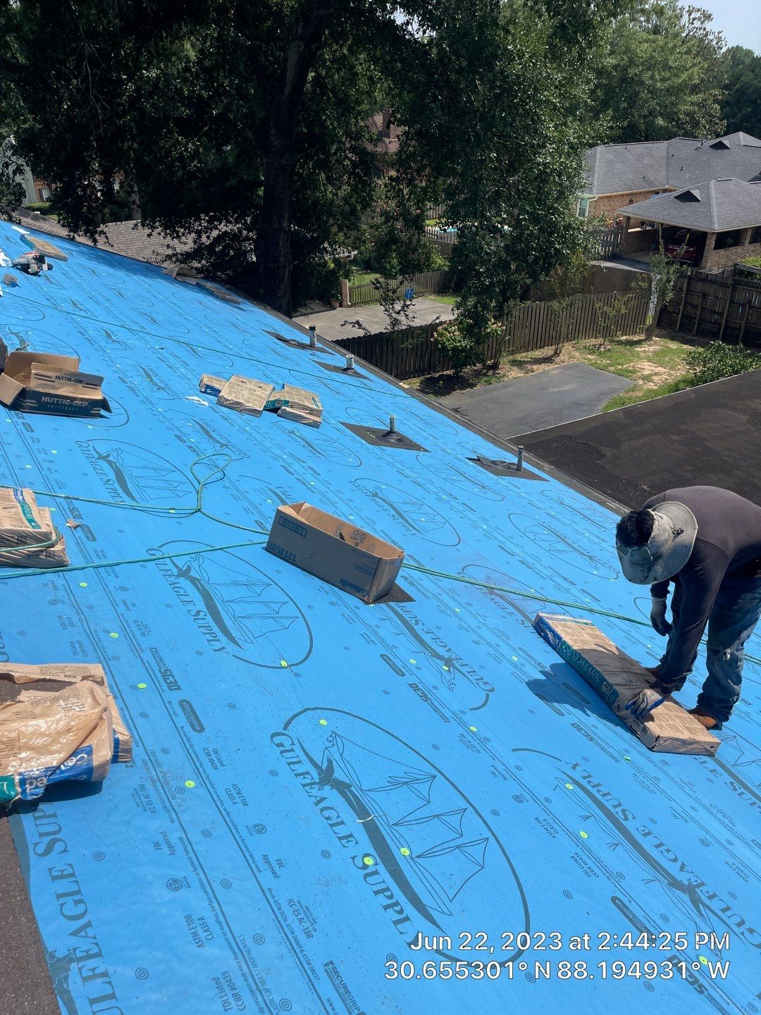 Residential Roofing Installation using Roof Replacement by American Roofing & Construction LLC